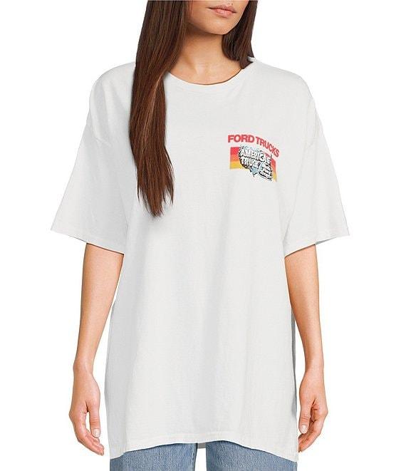 Junk Food Ford Trucks Crewneck Short Sleeve Oversized Graphic T-Shirt Product Image