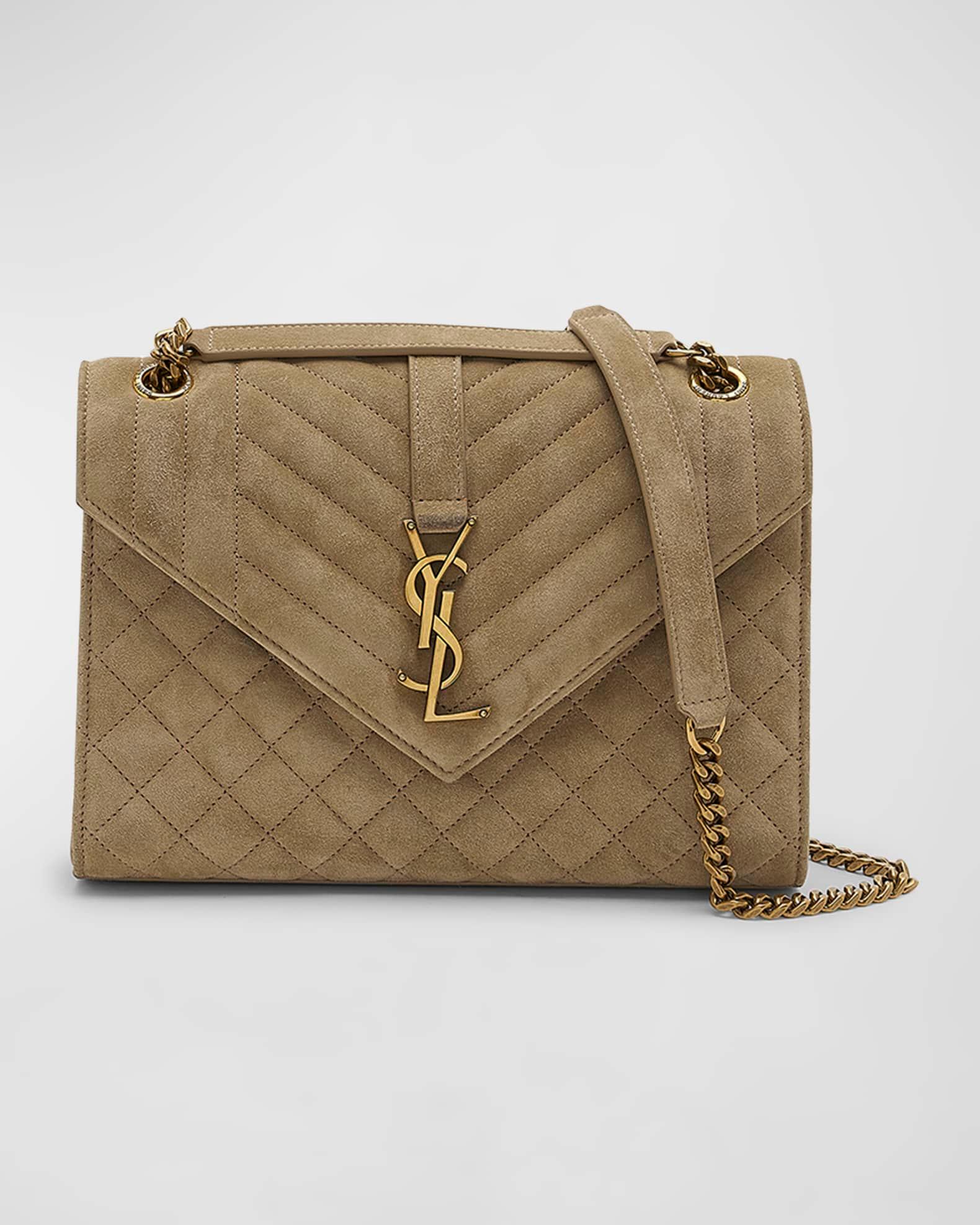Envelope Triquilt Medium YSL Shoulder Bag in Suede Product Image