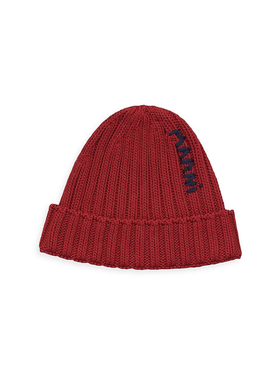 Mens Cotton Cable-Knit Beanie Product Image