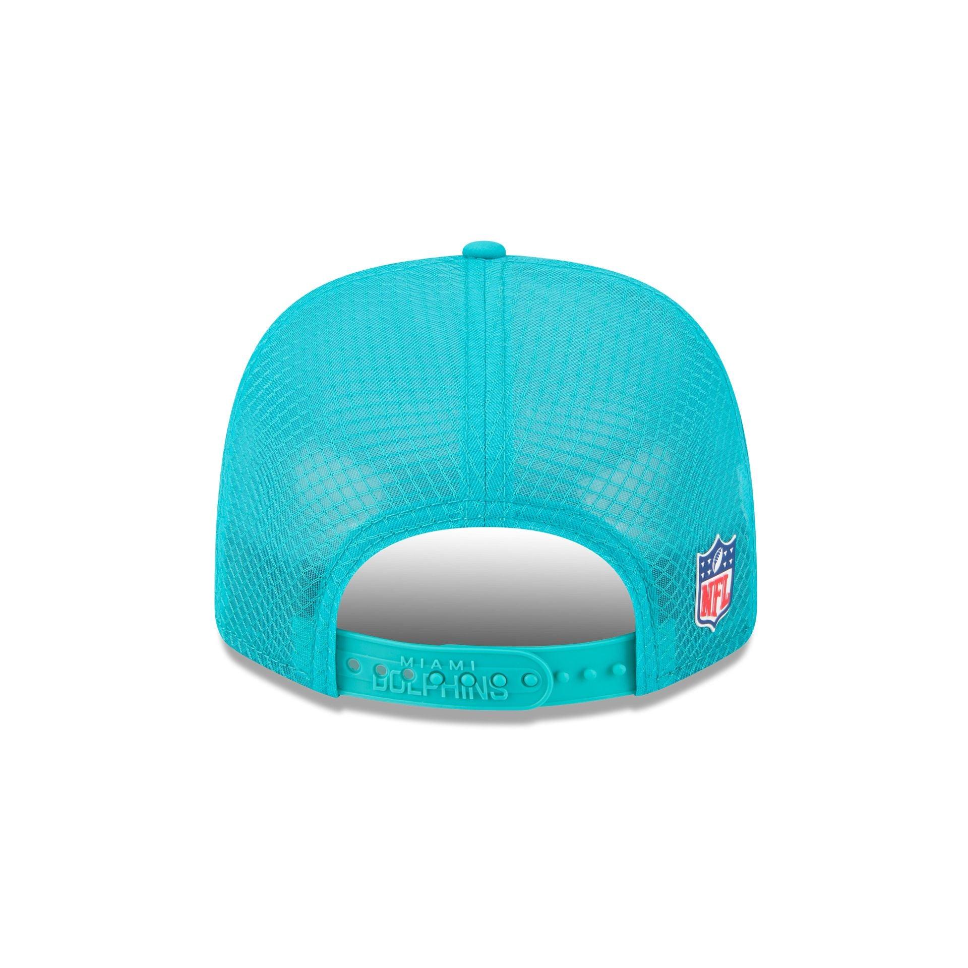 Miami Dolphins 2025 Sideline Hot Weather 9SEVENTY Trucker Hat Male Product Image