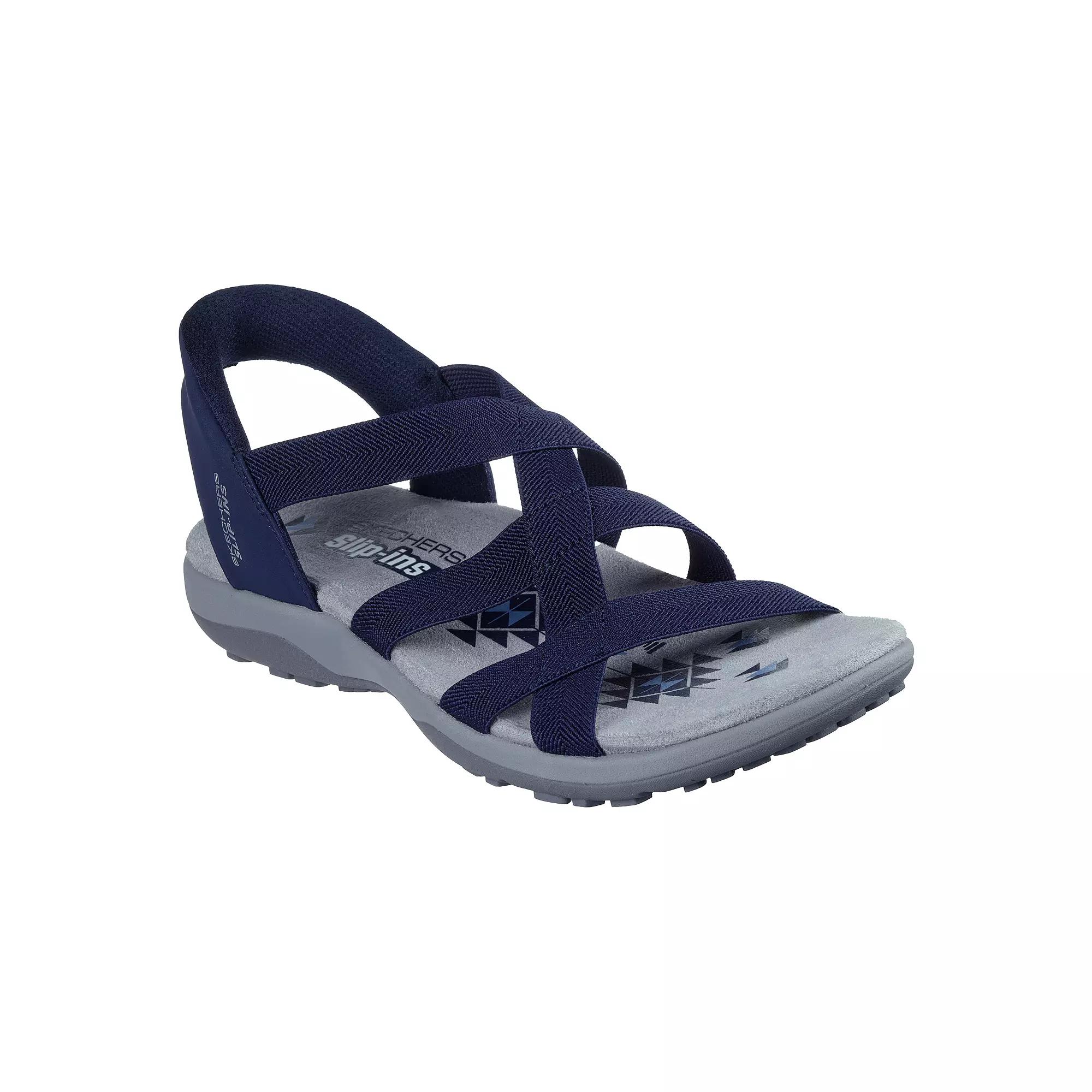 Skechers Hands Free Slip-ins® Reggae Slim Stretch Flex Women's Sandals, Size: 11, Blue Product Image