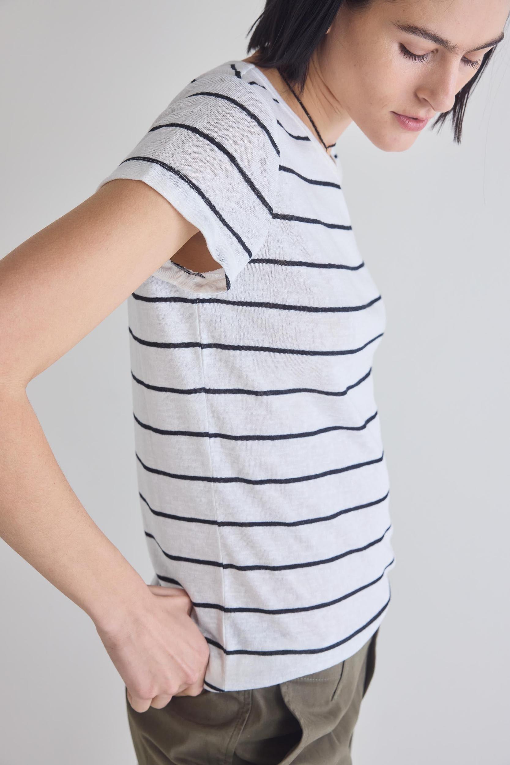 Between The Lines Short Sleeve Lounge Shirt Product Image