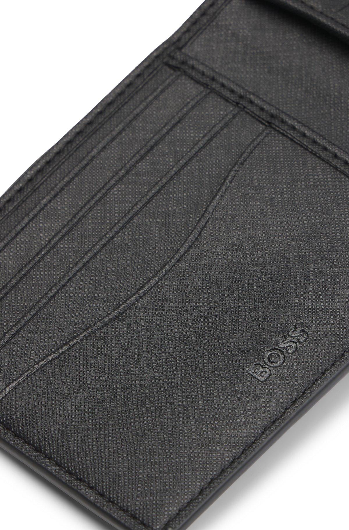 Structured wallet with monogram print Product Image