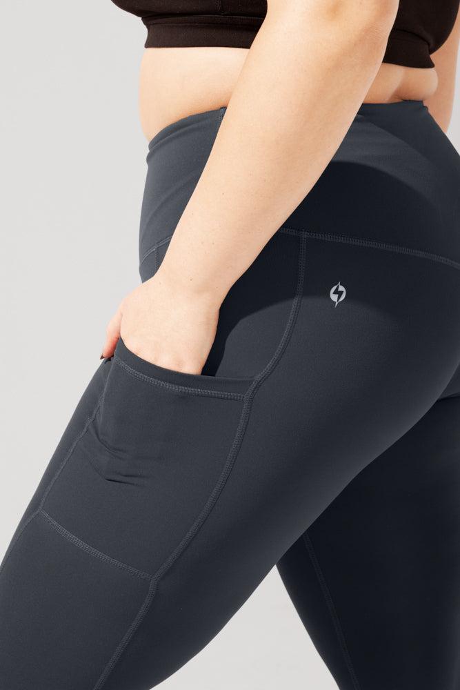 Supersculpt™ Leggings with Pockets - Smoky Grey Product Image