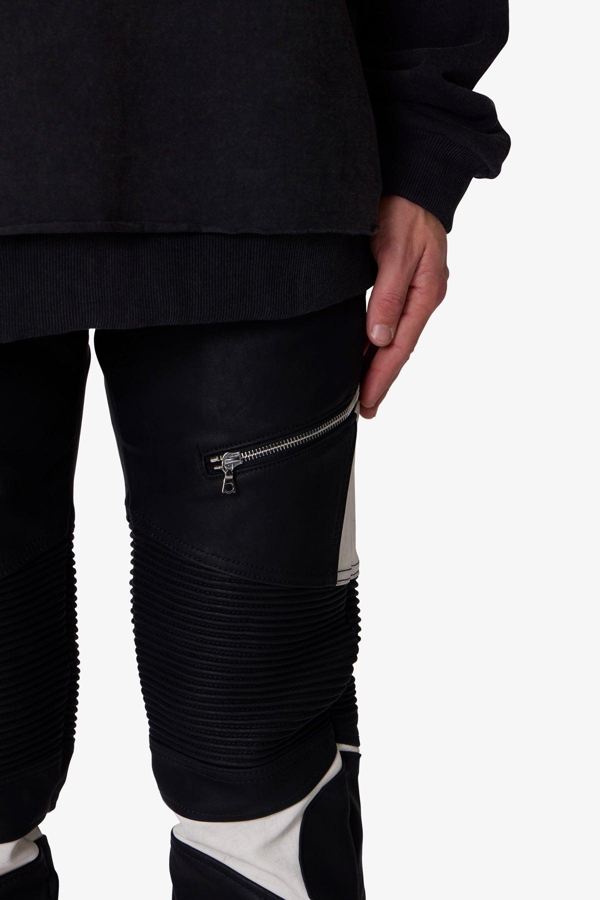D728 Moto Pants - Black Product Image