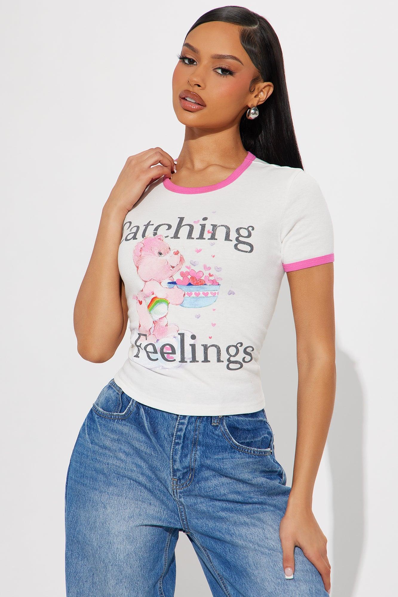 Care Bears Catching Feelings Ringer Tee - White/combo Product Image