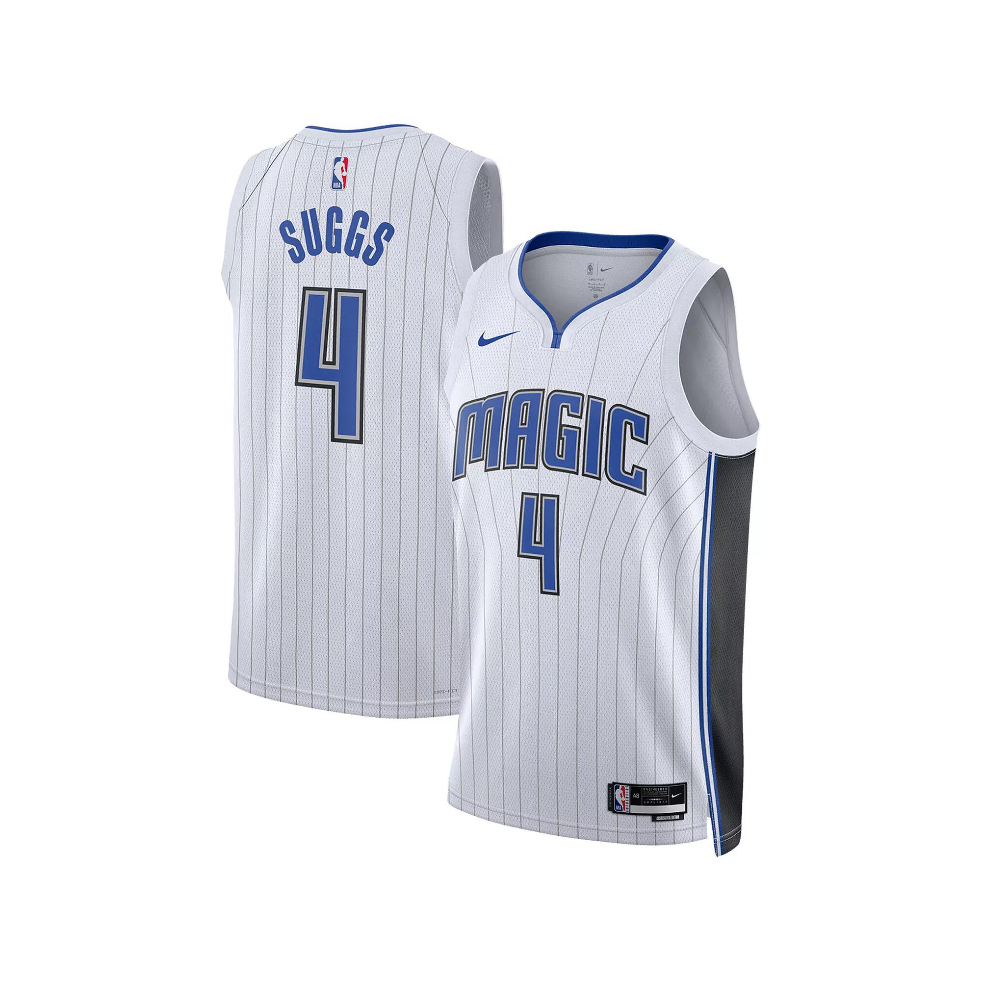 Unisex Nike Jalen Suggs White Orlando Magic Swingman Jersey - Association Edition, Men's, Size: 2XL, Mag White Product Image