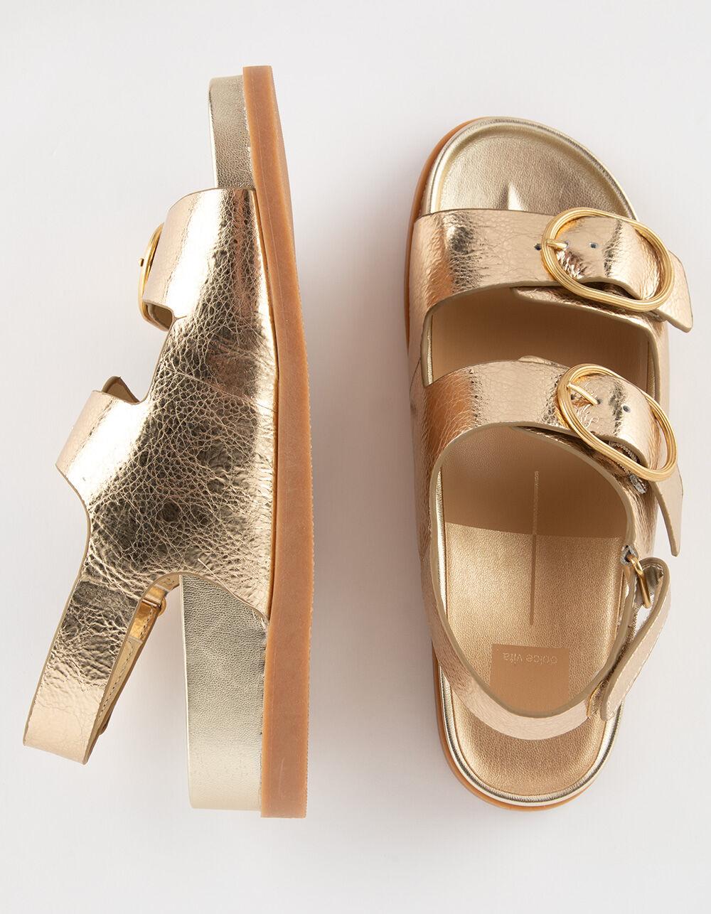 DOLCE VITA Starla 2 Strap Womens Sandals - GOLD Product Image