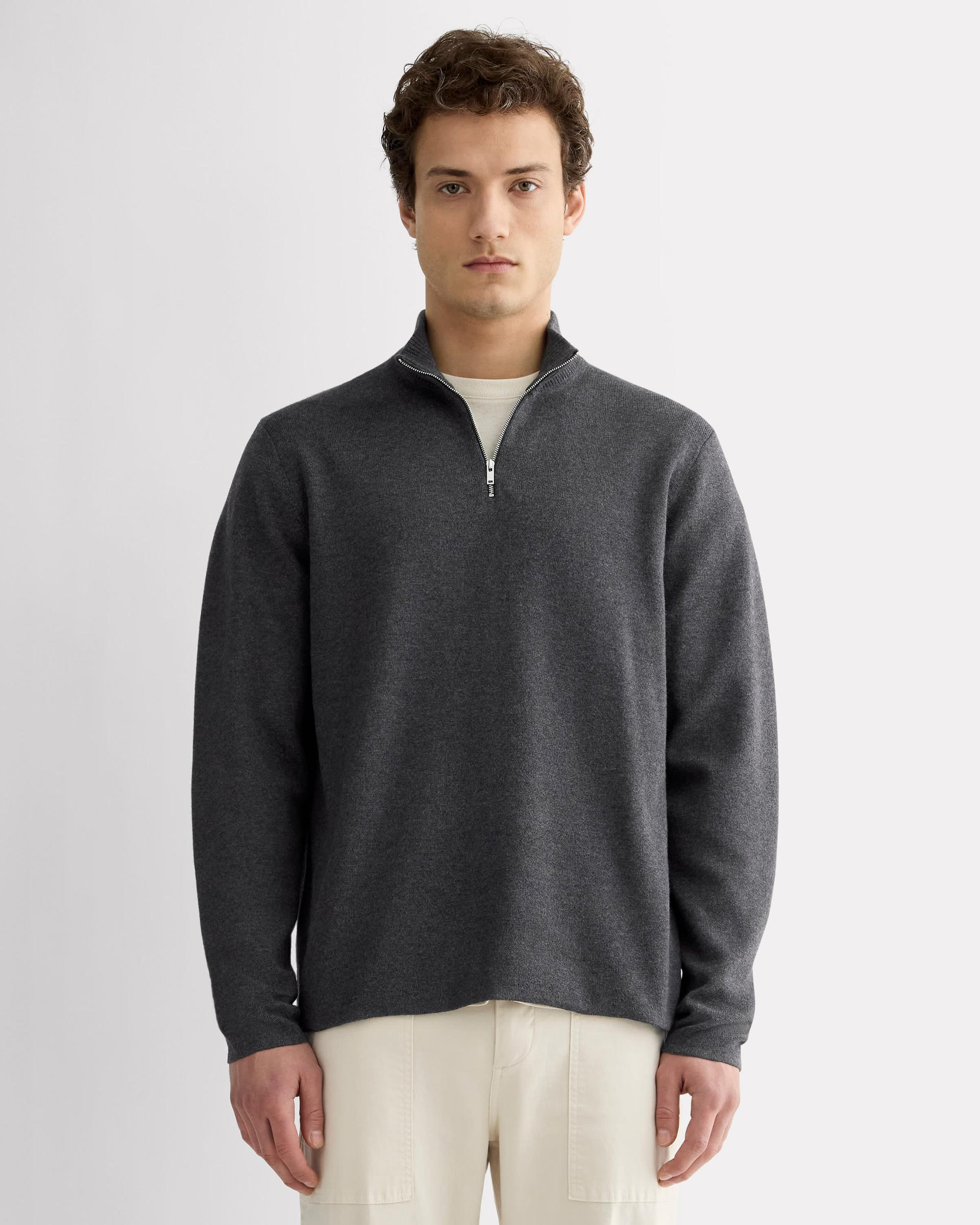 Mens No-Sweat Quarter-Zip Sweater by Everlane Product Image