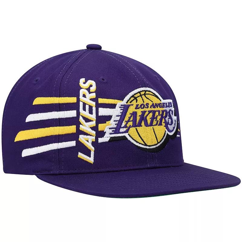 Mens Mitchell & Ness Los Angeles Lakers Retro Bolt Deadstock Snapback Hat Product Image