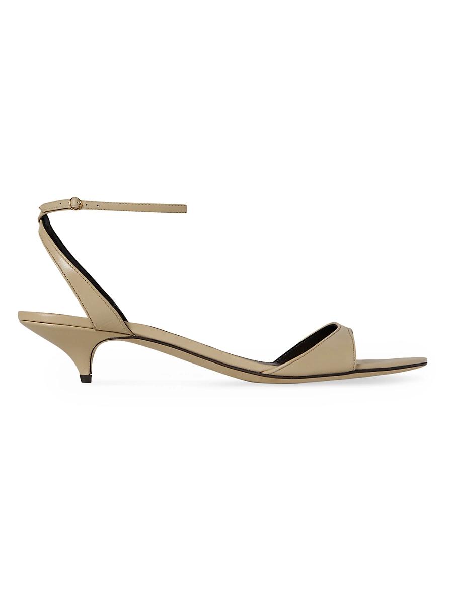 Womens Vika 35MM Leather Ankle Loop Sandals Product Image