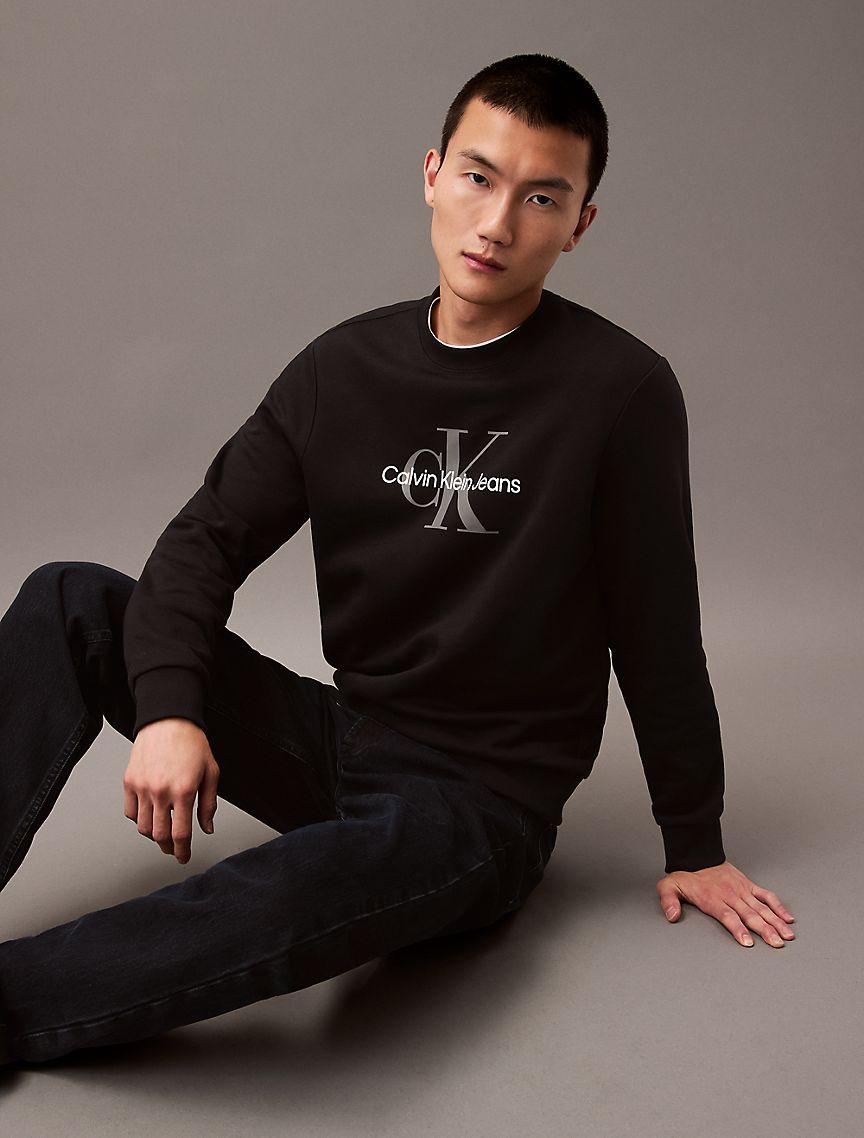 Monologo Fleece Crewneck Sweatshirt Product Image