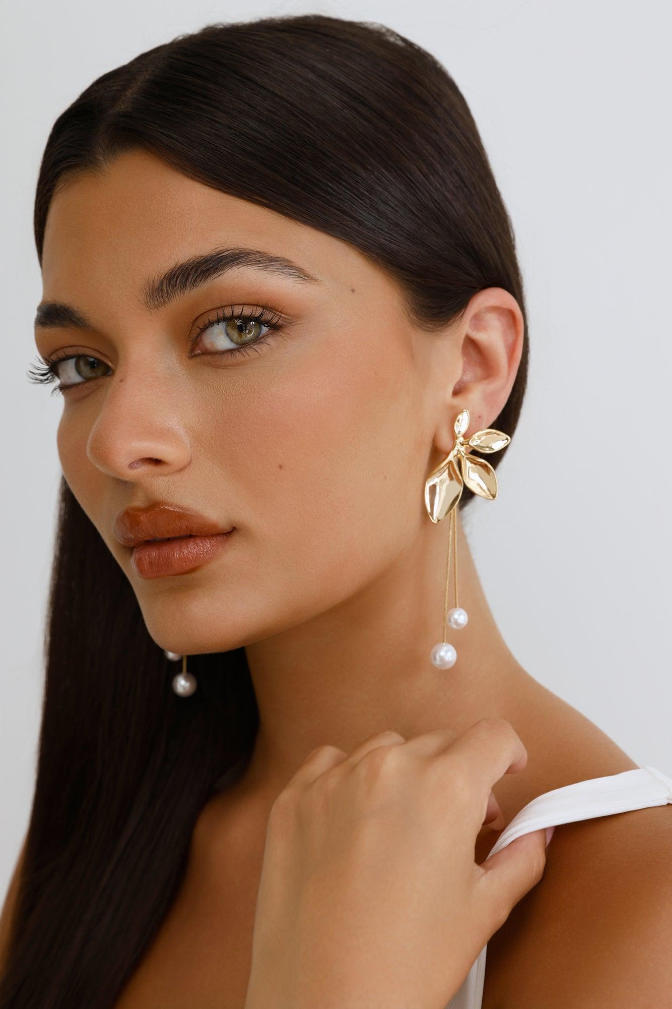 Everything More Earrings Gold Product Image