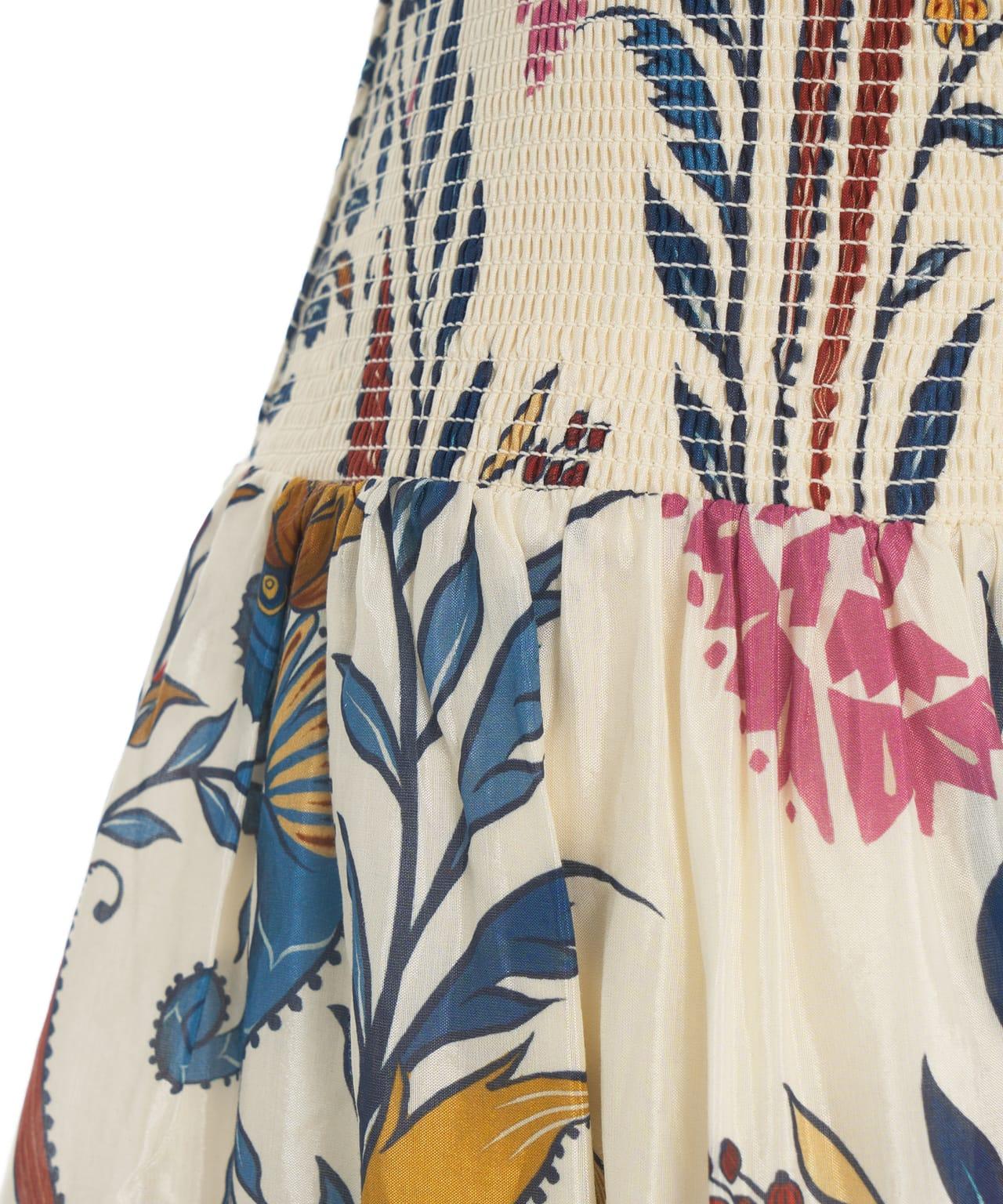 Midi skirt with floral pattern Product Image