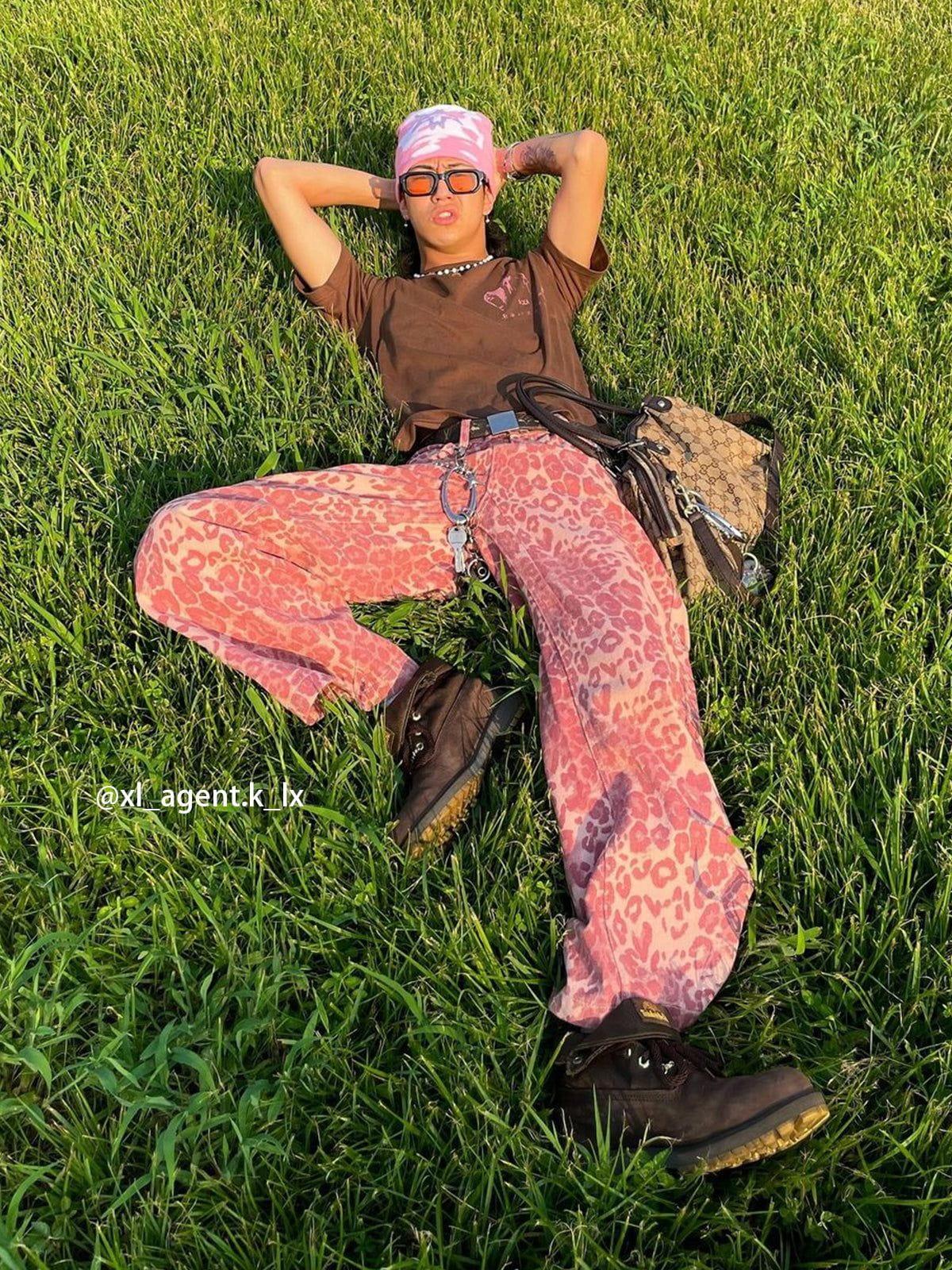 Aelfric Eden Leopard Jeans Product Image