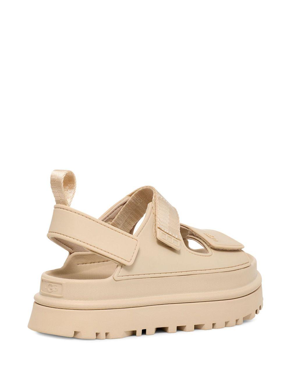 GoldenGlow flatform sandals Product Image
