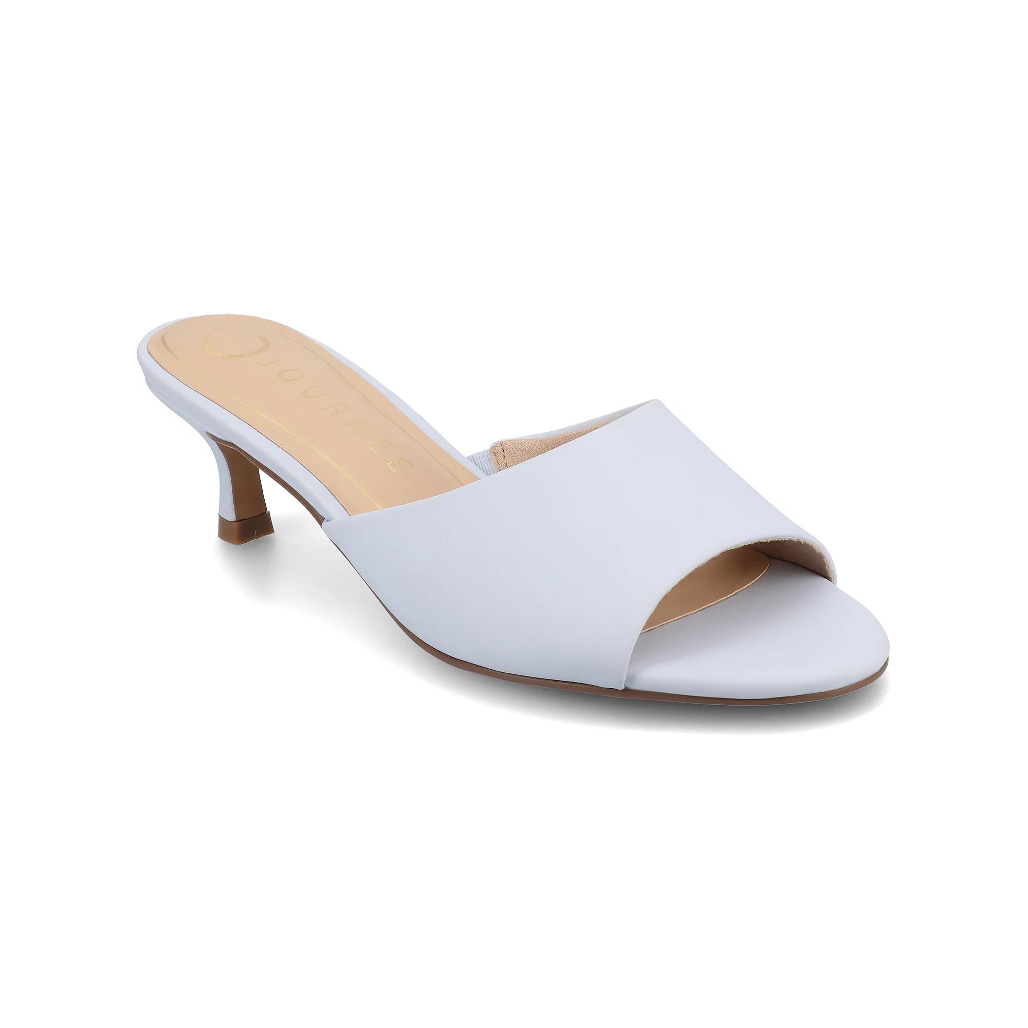 Journee Jeylah Single Band Kitten Heel Women's Dress Sandals,  Product Image