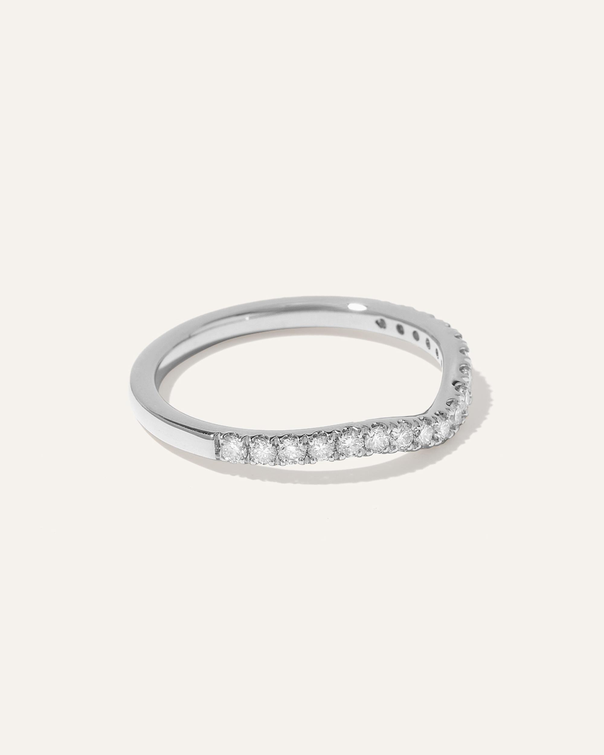 Quince | Women's Diamond Contoured Band Rings Product Image