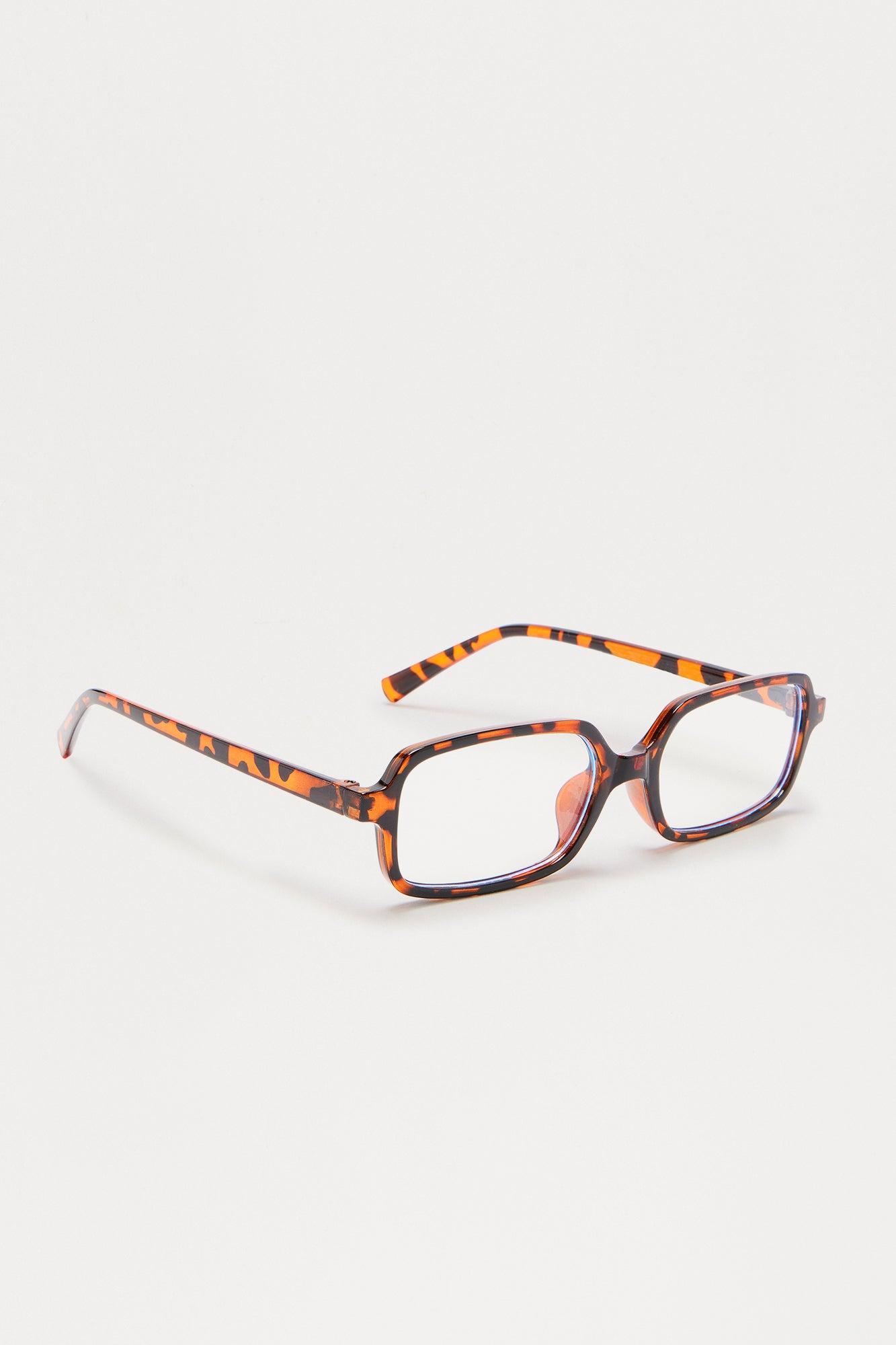 Simply Vibing Square Blue Light Glasses - Tortoise Female Product Image