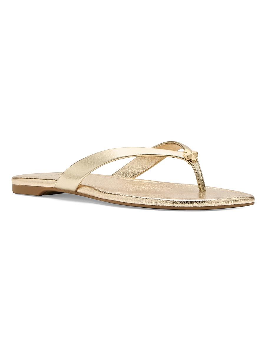kate spade new york Womens Spade Flower Flip Flop Sandals Product Image