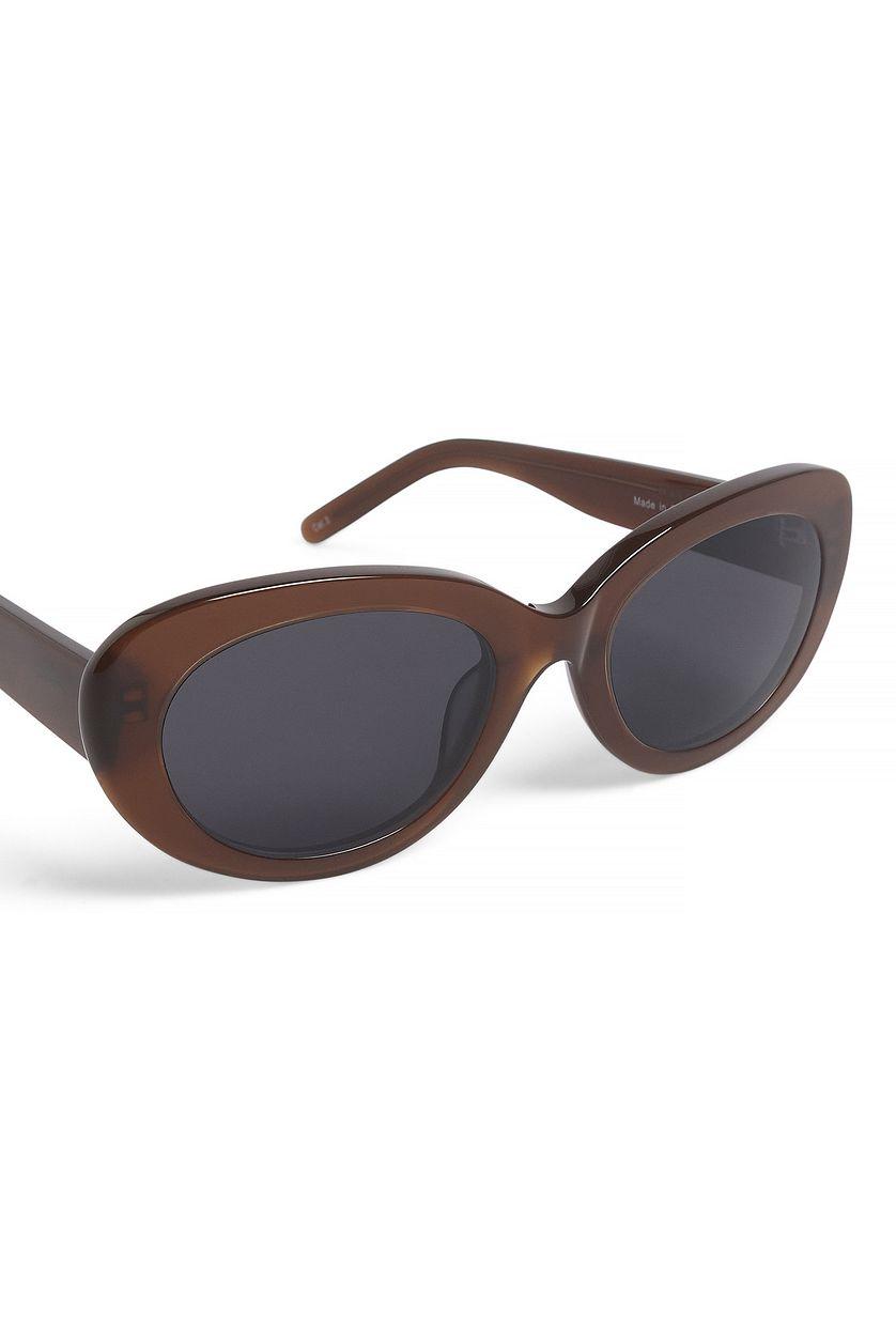 Oval Frame Acetate Sunglasses Product Image