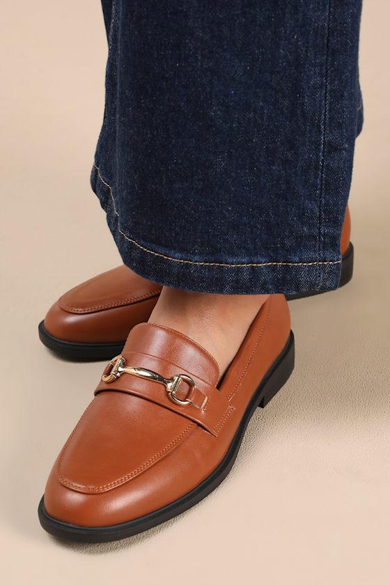 Wrenlie Chestnut Horsebit Loafer Flats Product Image
