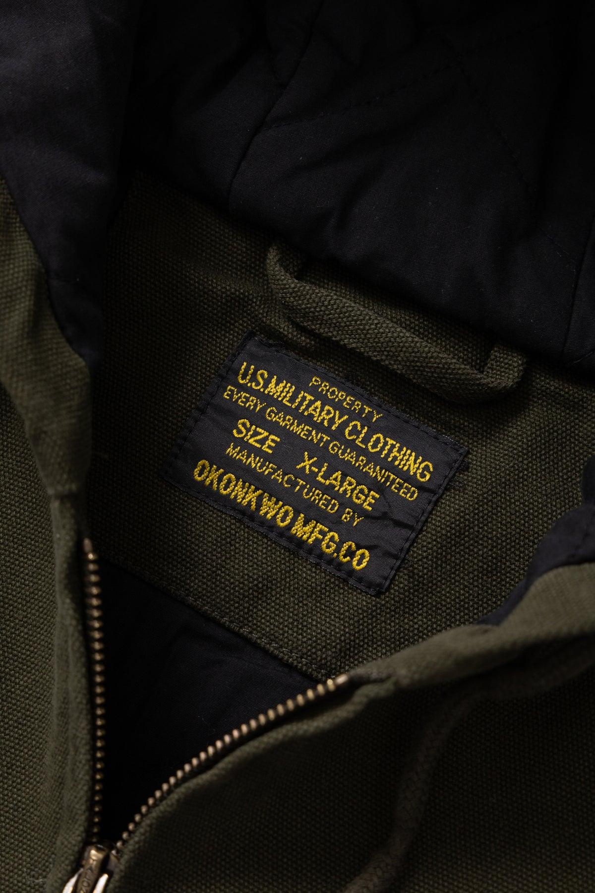 Okonkwo MFG - Canvas Hooded Jacket - Olive Product Image