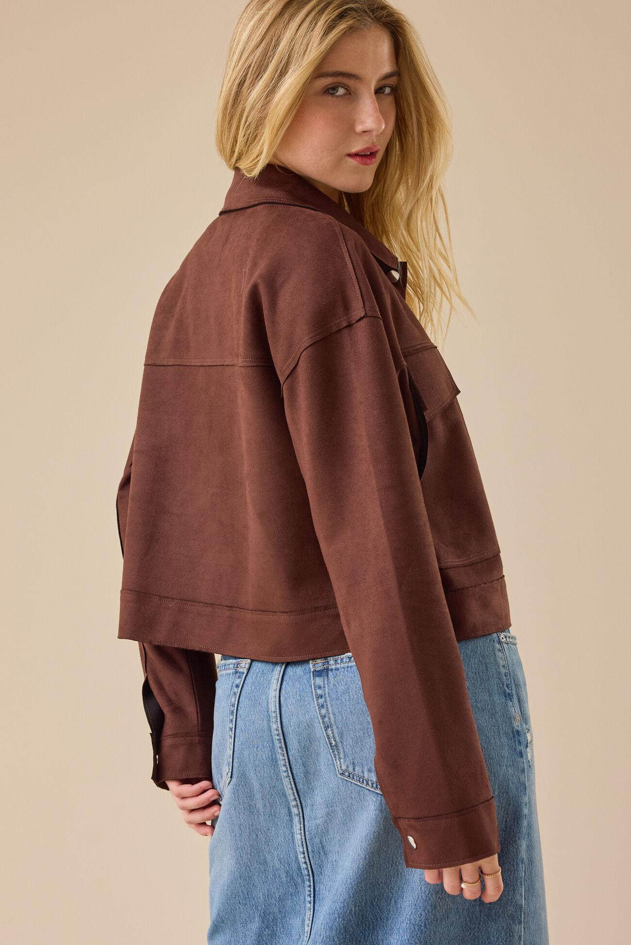 Halsie Suede Jacket Product Image