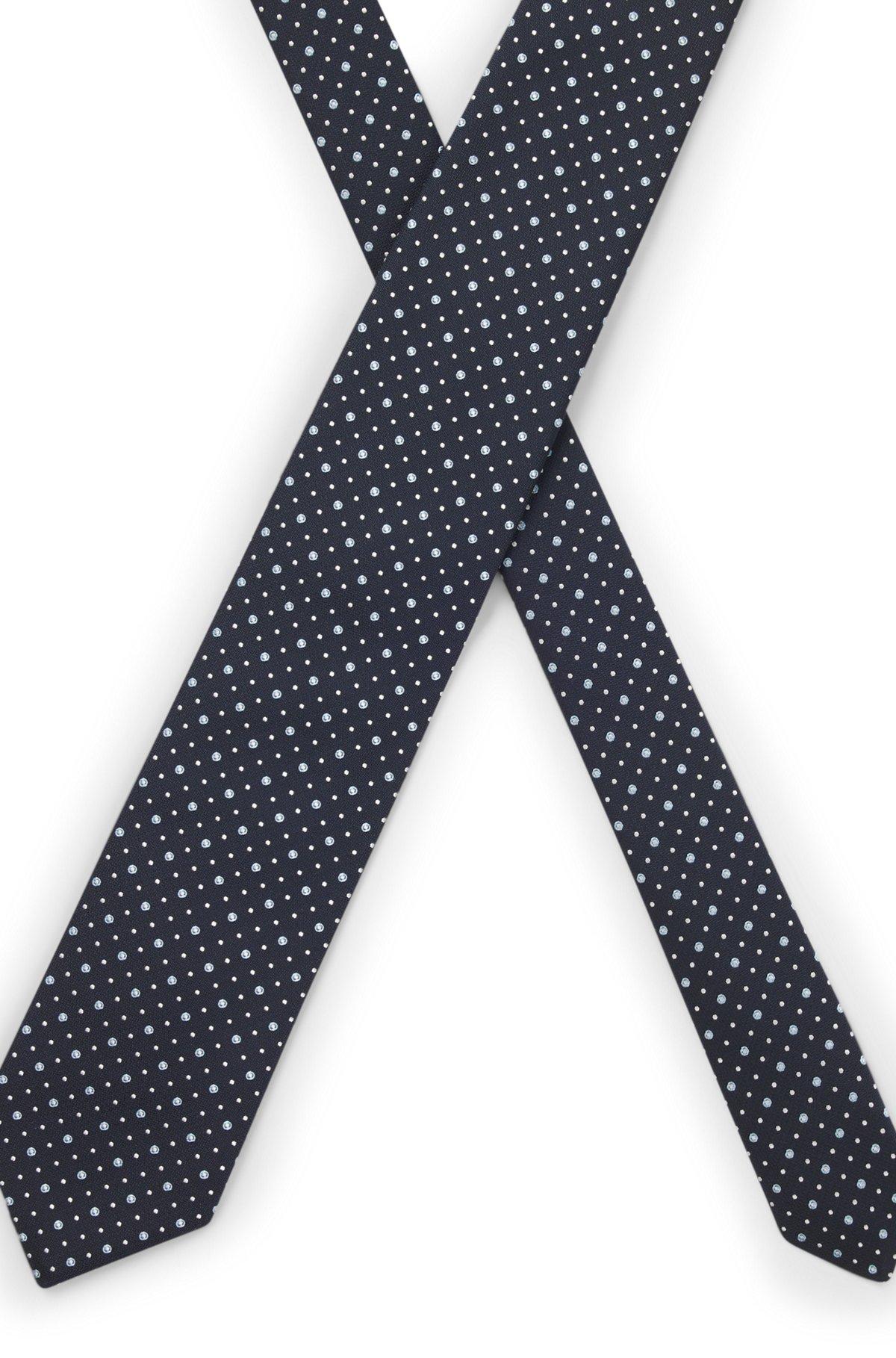 Dot-motif tie in a silk blend Product Image