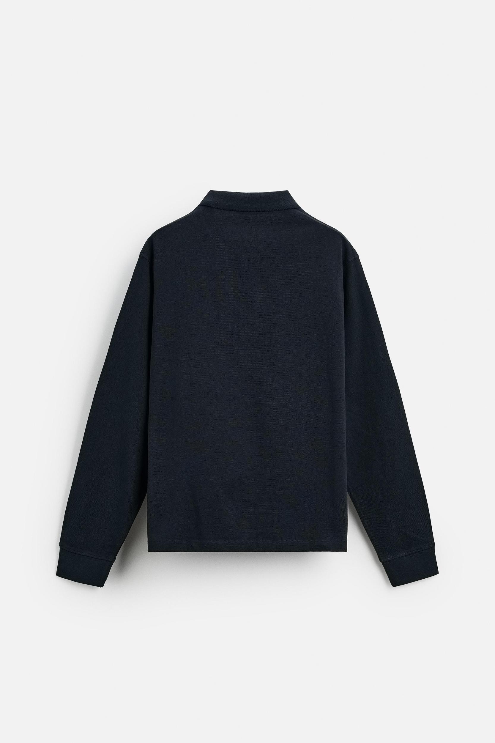 PIQUÉ TEXTURED POLO SHIRT Product Image