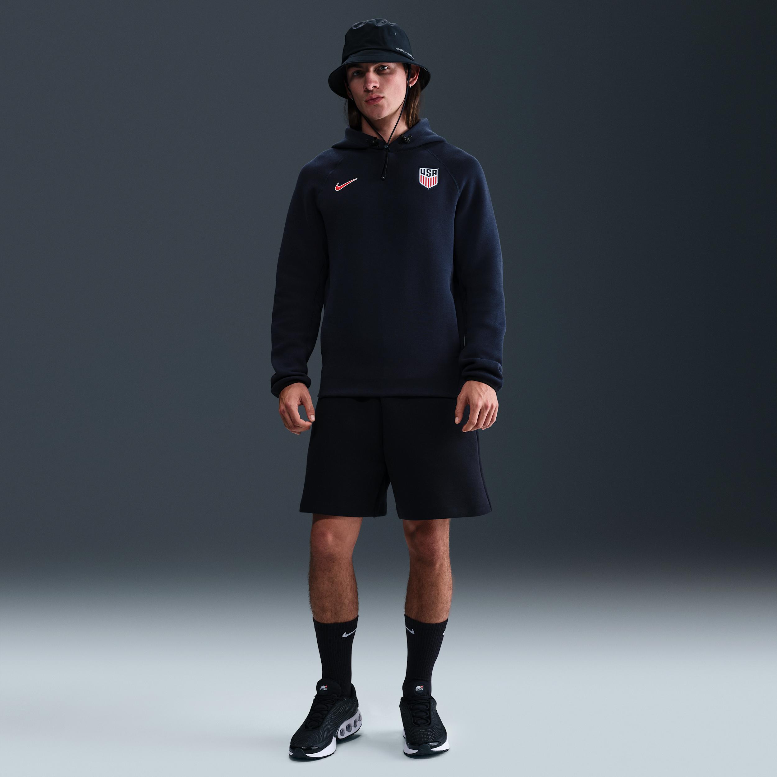 USMNT Tech Nike Mens Soccer Fleece Pullover Hoodie | HF5110-451 Product Image