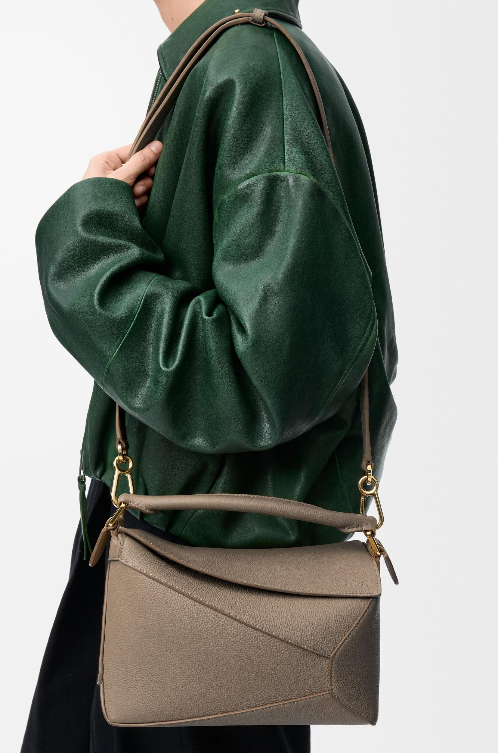 Small Puzzle Edge bag in soft grained calfskin Product Image