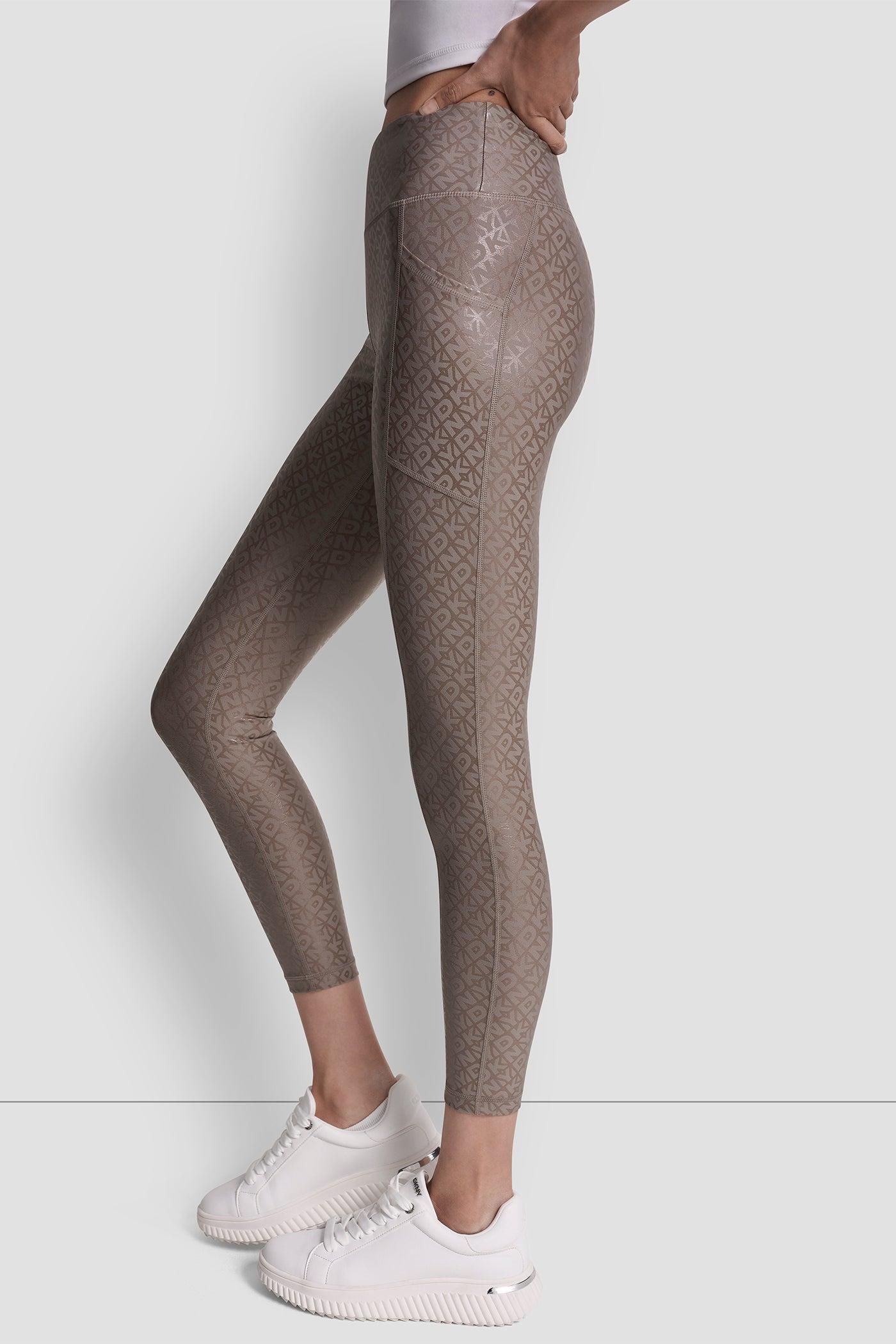 HIGH-RISE LOGO-JACQUARD 7/8-LENGTH ELEVATE LEGGING Product Image