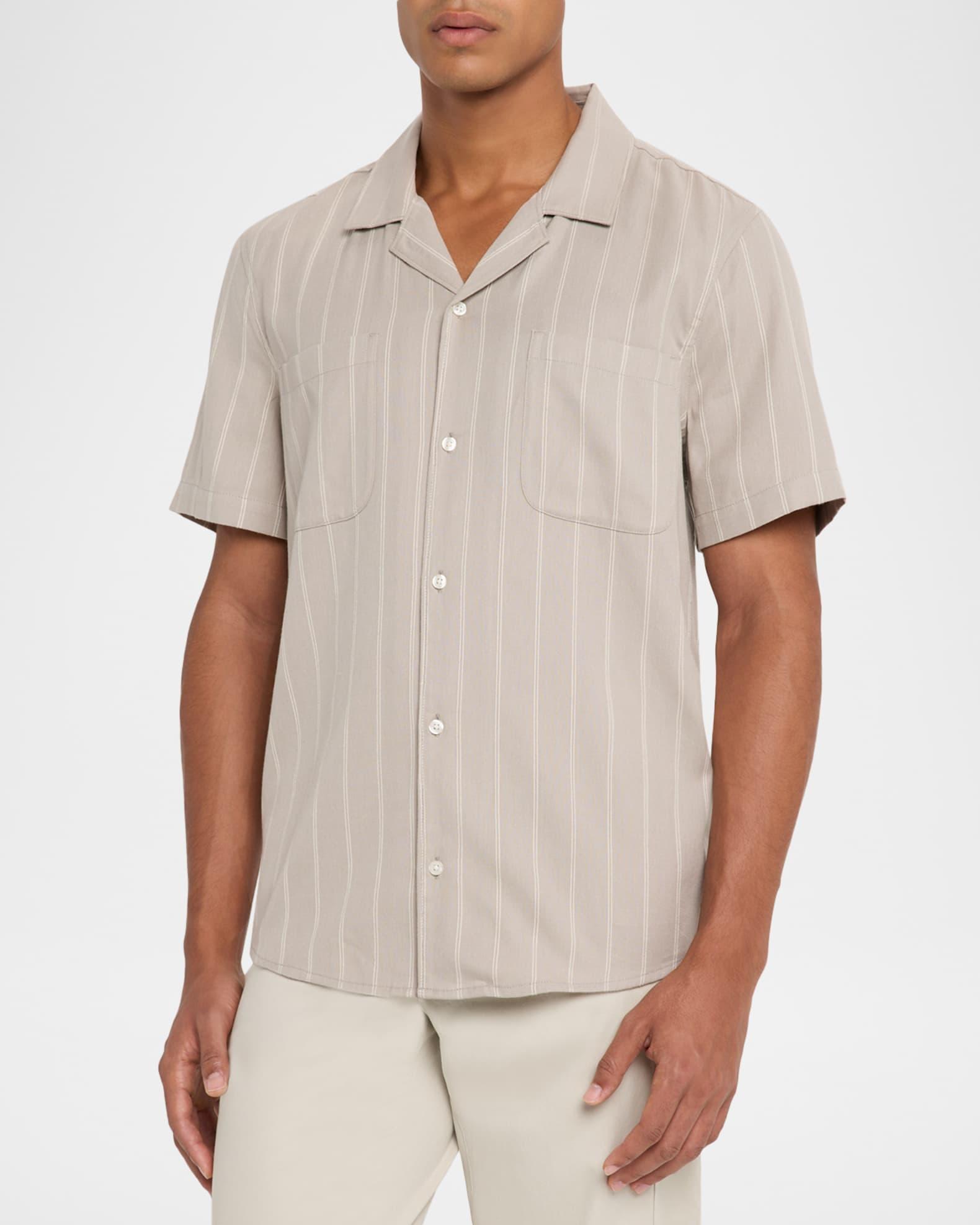 Men's Jacobson Thin Stripe Camp Shirt Product Image