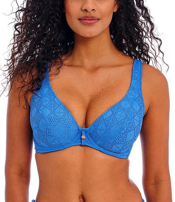 Freya Nomad Nights Crochet High Leg Hipster Side Tie Swim Bottom Product Image