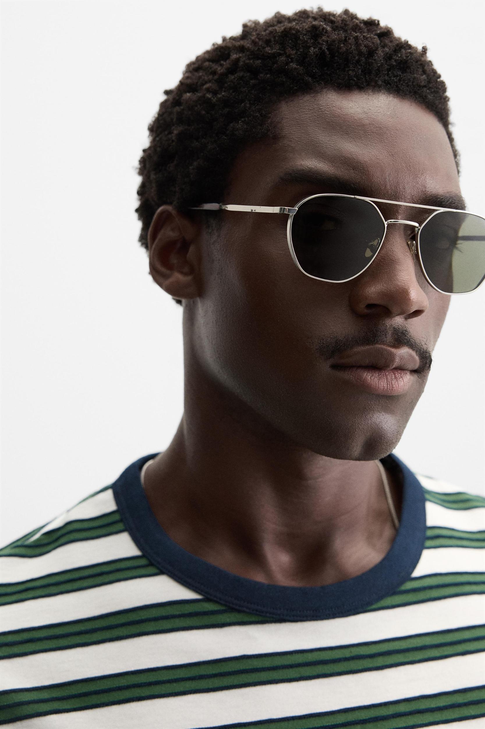 STRIPED JACQUARD T-SHIRT Product Image