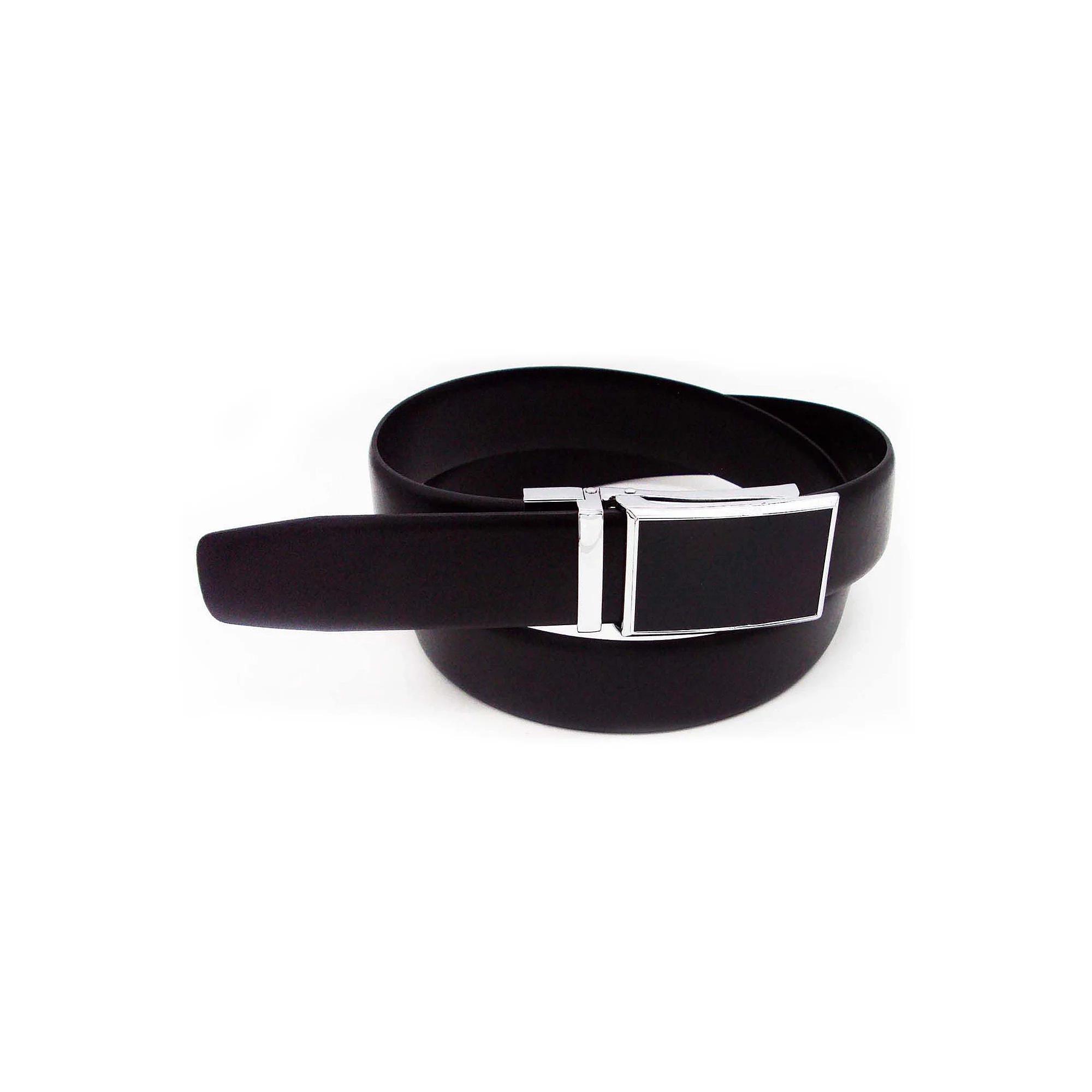 Men's Sonoma Goods For Life® Black Ratchet Plaque Belt,  Product Image