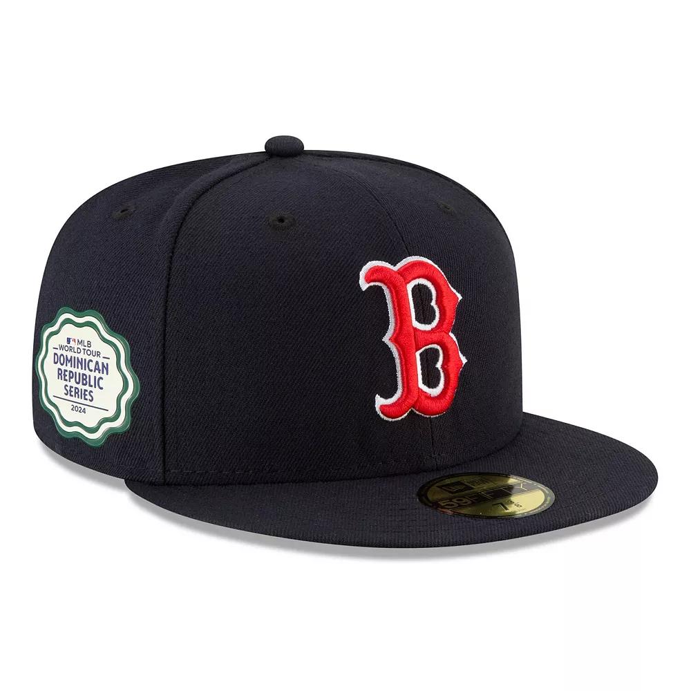 Men's New Era Navy Boston Red Sox 2024 MLB World Tour: Dominican Republic Series 59FIFTY Fitted Hat, Size: 8, Blue Product Image