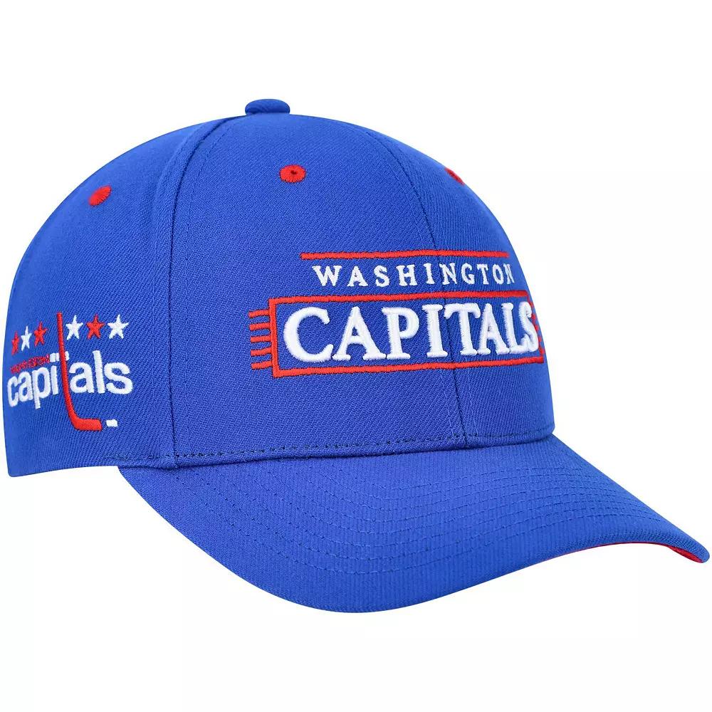 Men's Mitchell & Ness Blue Washington Capitals LOFI Pro Snapback Hat Product Image