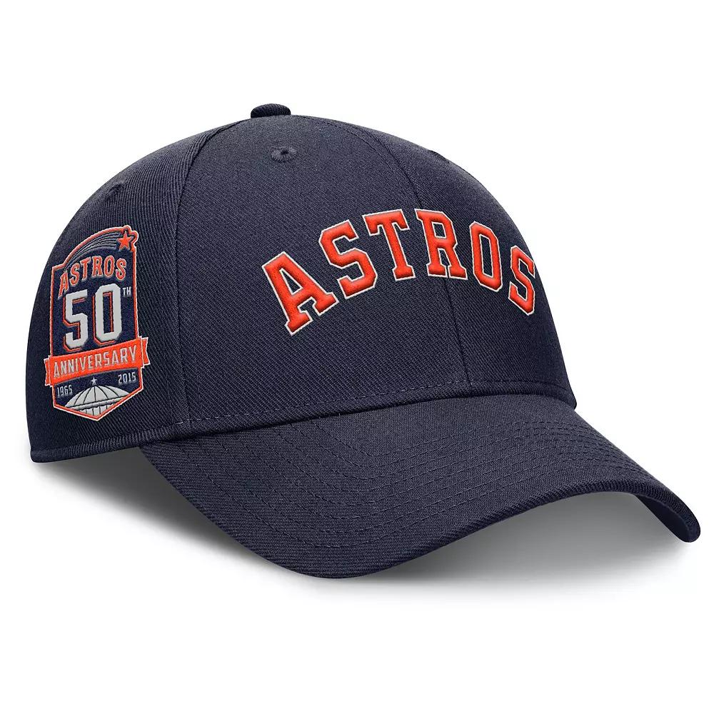 Men's Nike Navy Houston Astros Rise Gaberdine Adjustable Hat, Size: Medium/Large, Blue Product Image