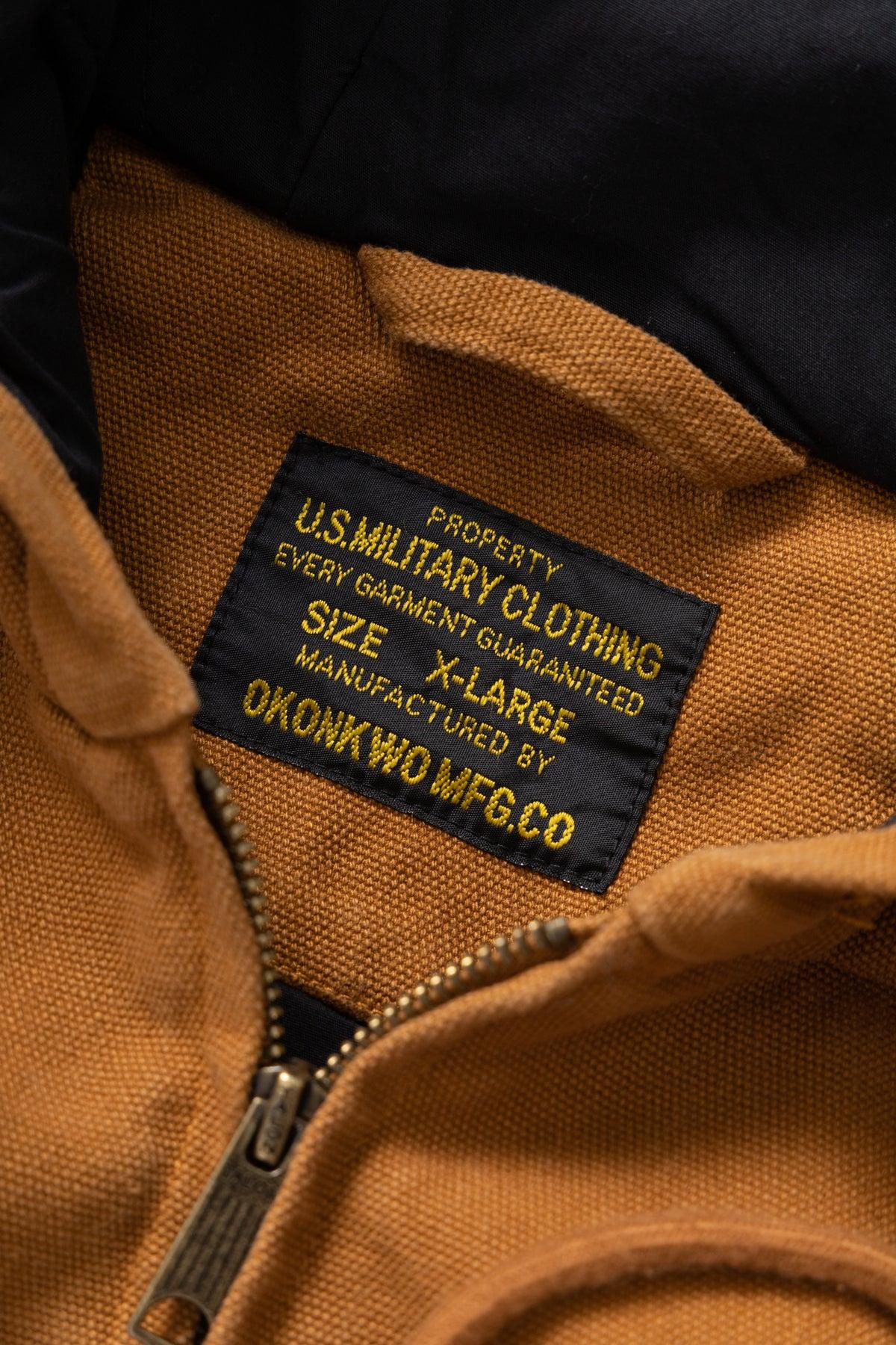 Okonkwo MFG - Canvas Hooded Jacket - Dark Khaki Product Image