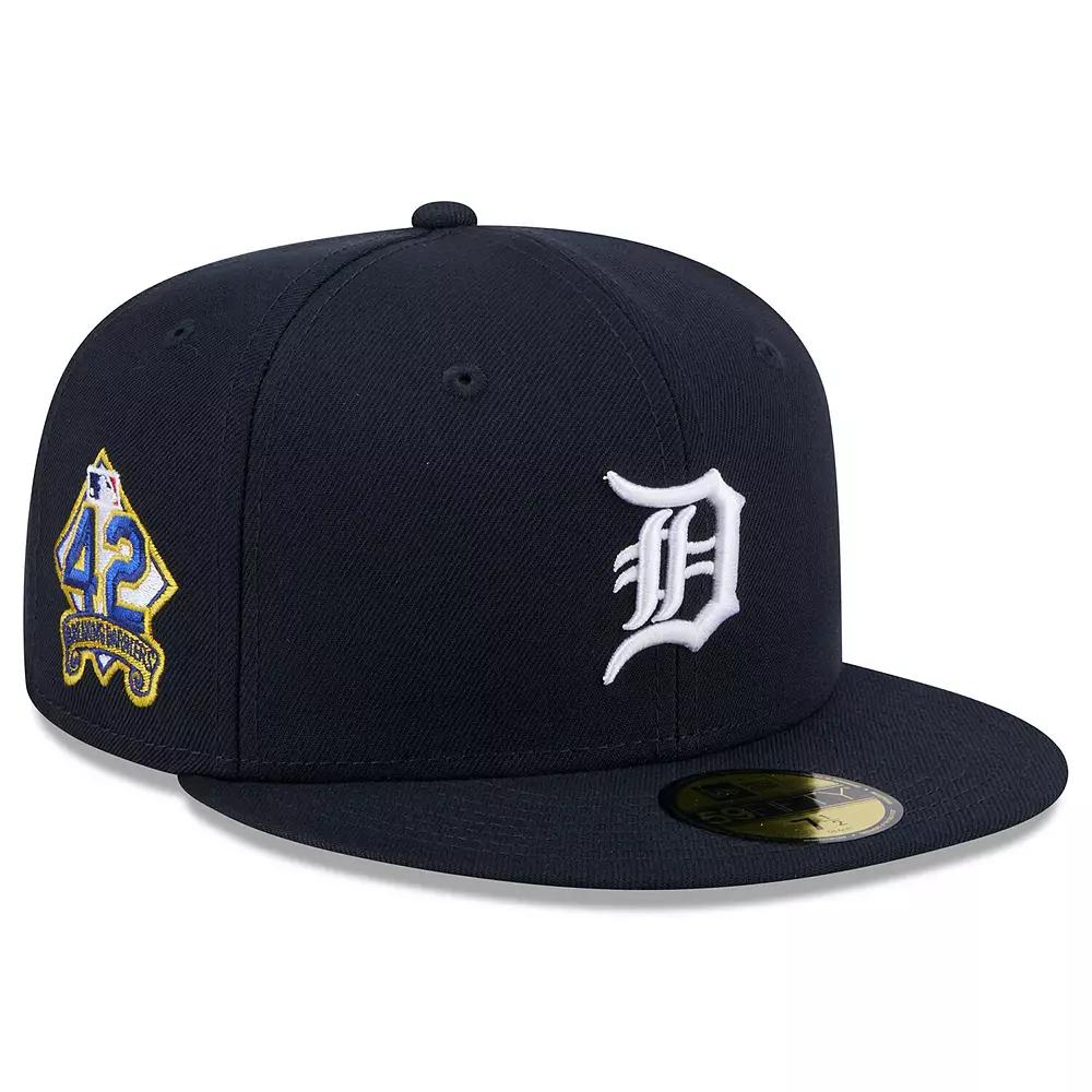 Men's New Era  Navy Detroit Tigers 2025 Jackie Robinson Day 59FIFTY Fitted Hat, Size: 7 1/4, Blue Product Image