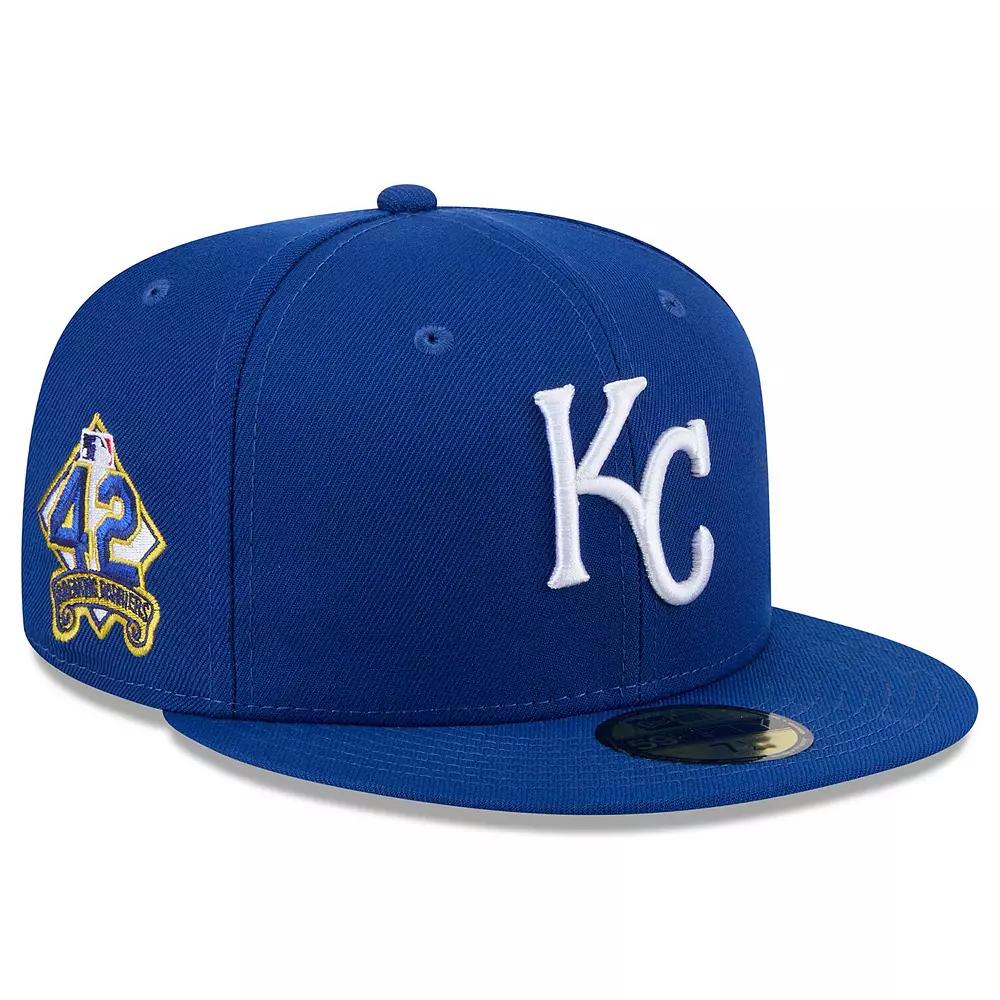 Men's New Era Royal Kansas City Royals 2025 Jackie Robinson Day 59FIFTY Fitted Hat,  Product Image