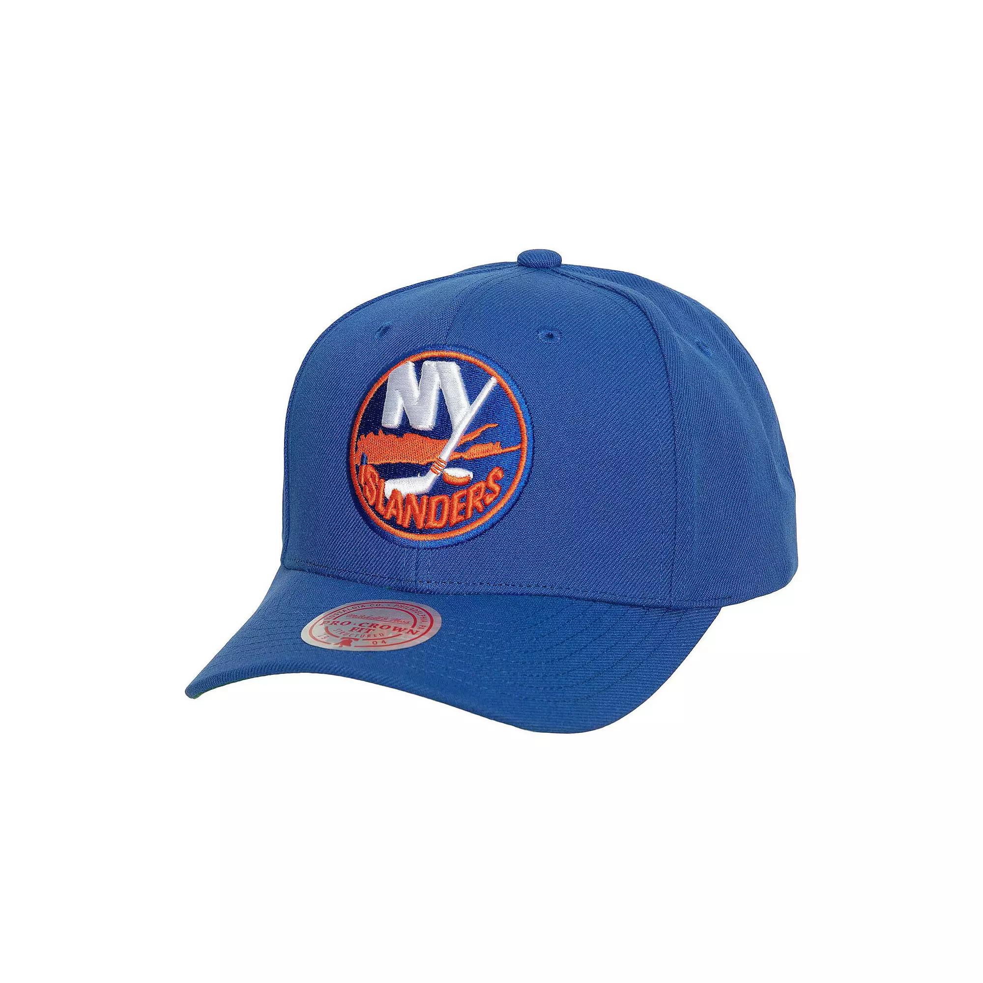 Men's Mitchell & Ness Royal New York Islanders Core Team Ground Pro Adjustable Hat, Isl Blue Product Image