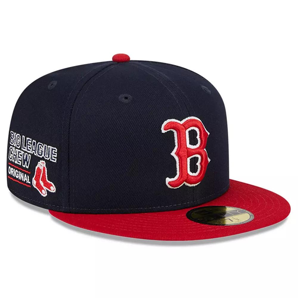 Men's New Era Navy Boston Red Sox Big League Chew Team 59FIFTY Fitted Hat,  Product Image