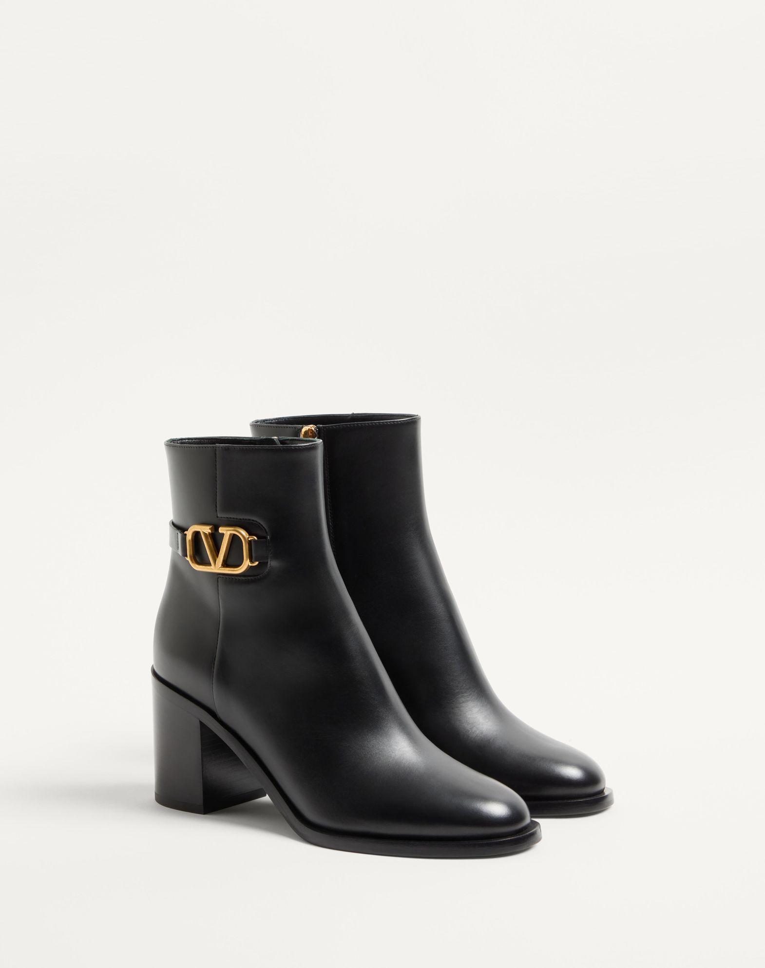 Vlogo Signature Calfskin Ankle Boot 75Mm  Product Image