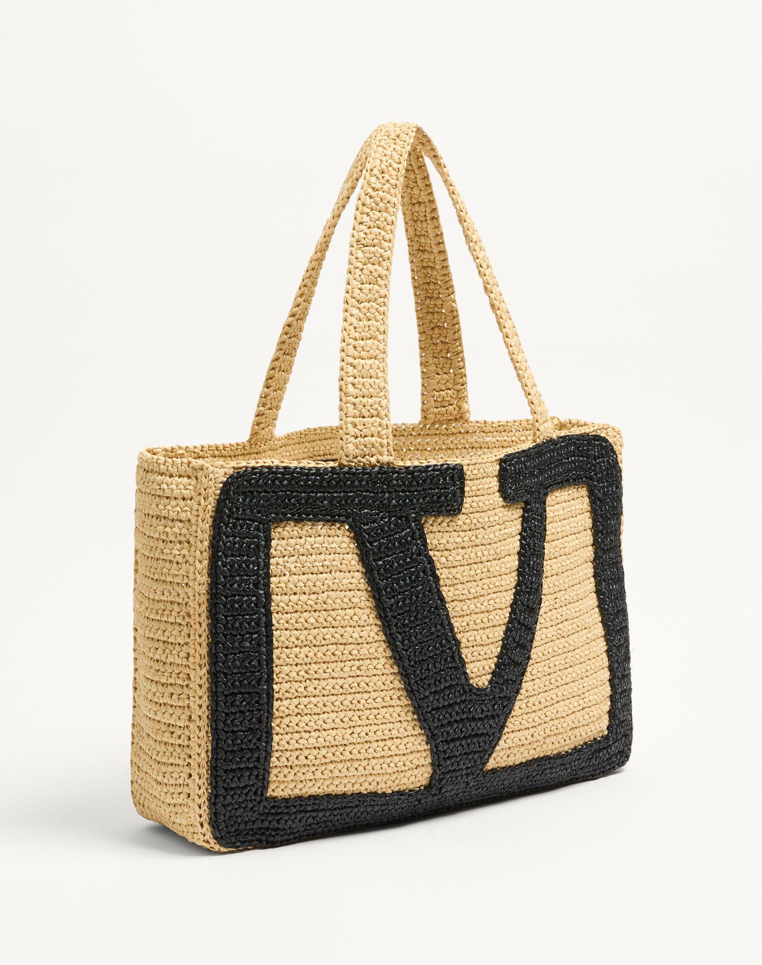 Valentino Garavani Viva Superstar Large Raffia Shopping Bag Product Image