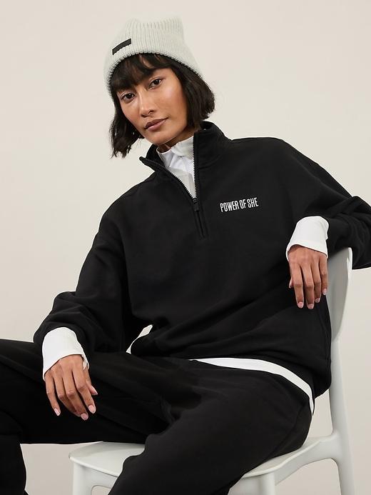 Power of She 1/4 Zip Sweatshirt Product Image