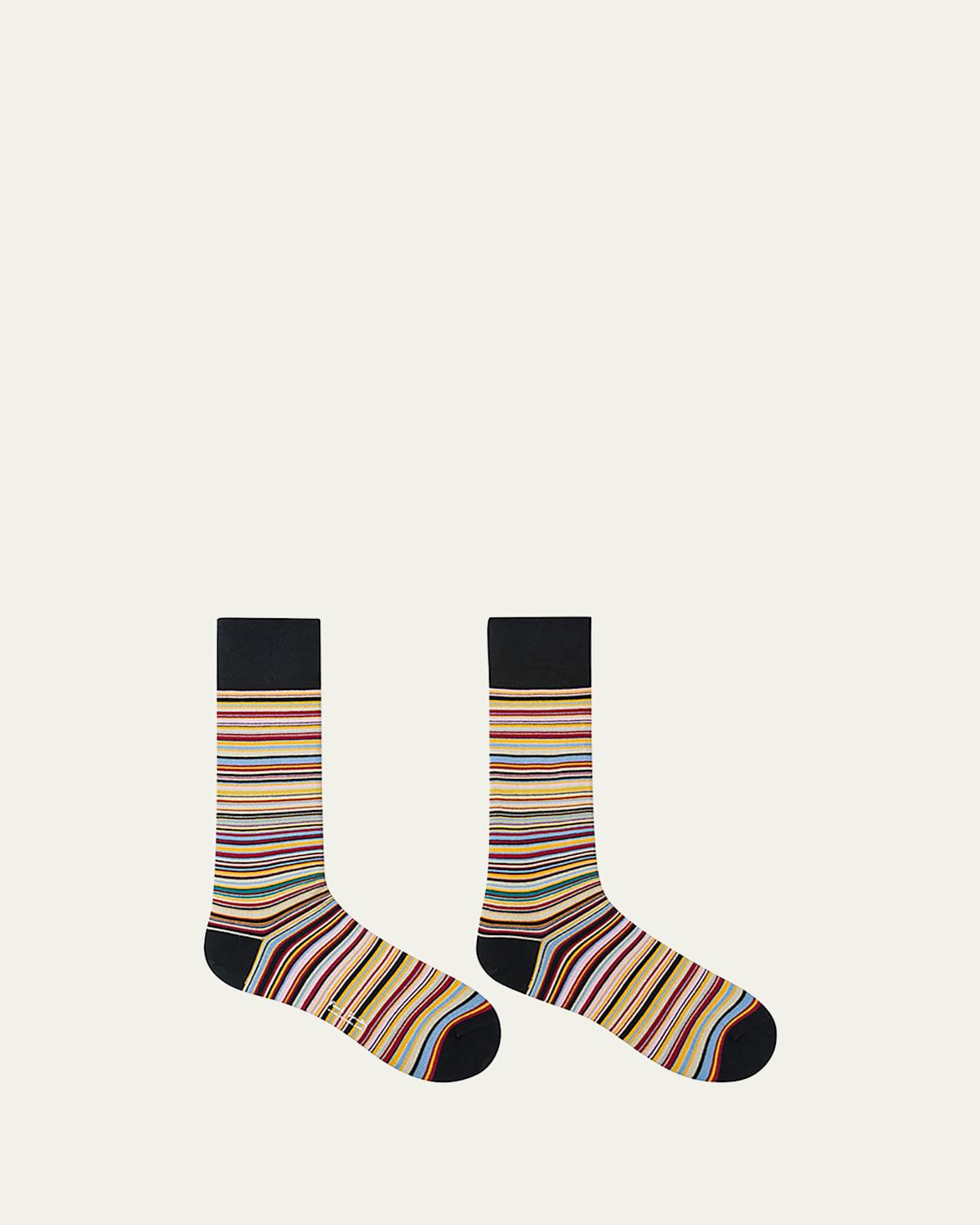 Mens Rainbow Multistripe Socks Product Image