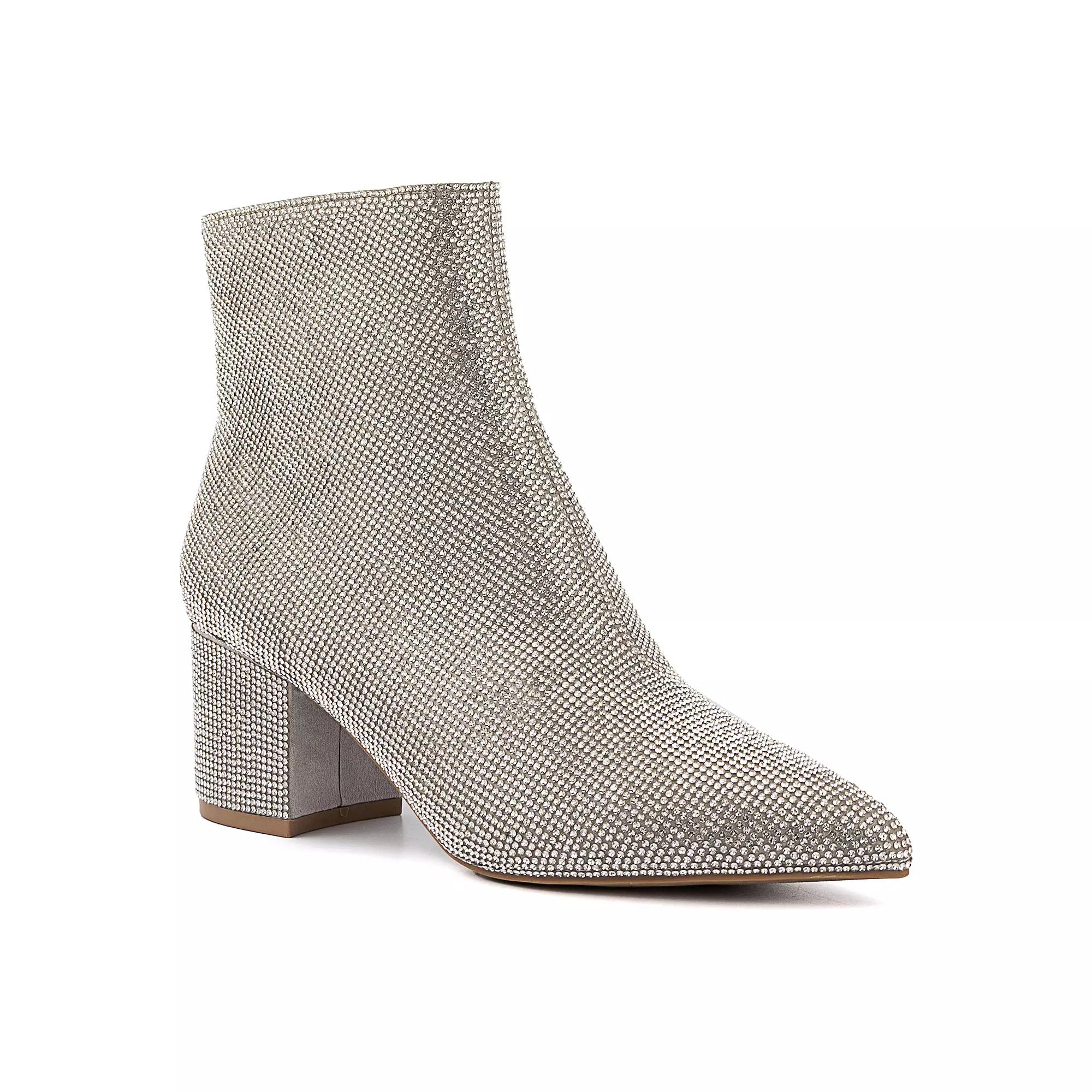 sugar Nightlife Women's Ankle Boots, Size: 7.5, Silver Product Image